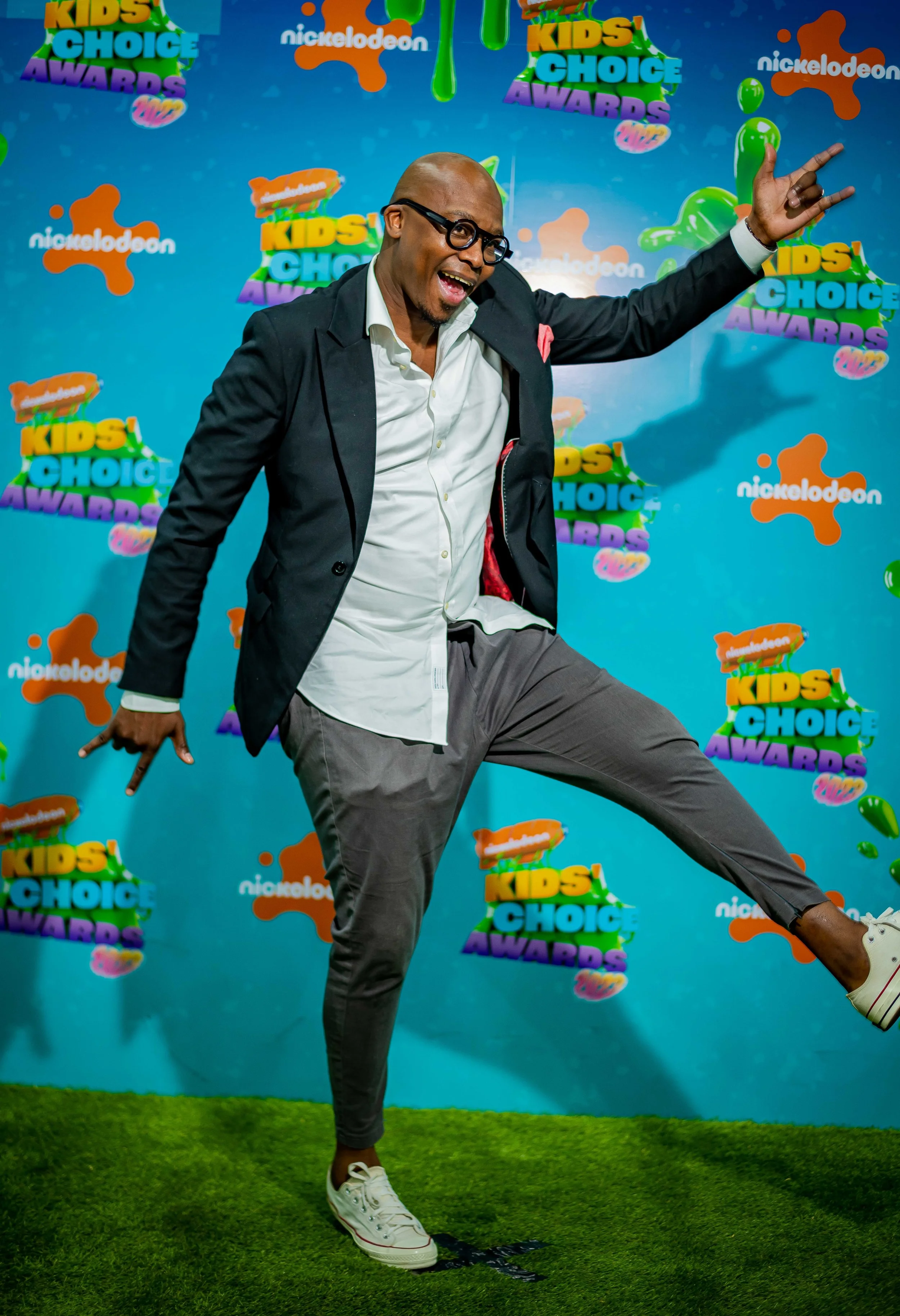 Monde Twala at The Nickelodeon Kid's Choice Awards 