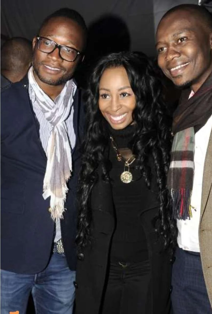 Walter Mokoena, Khanyi Mbau and Monde Twala