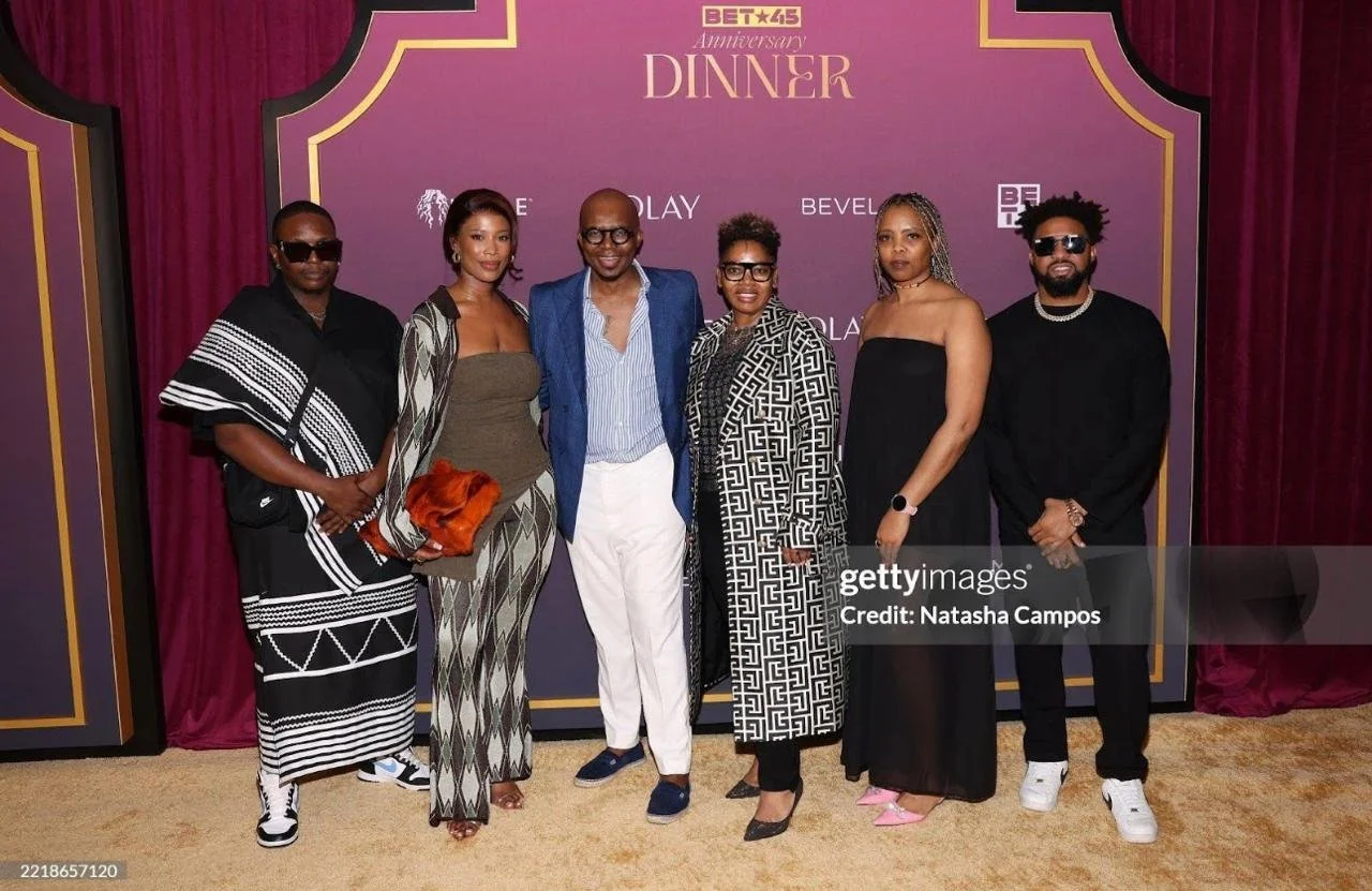 Monde and the BET Africa team at the BET Awards in LA