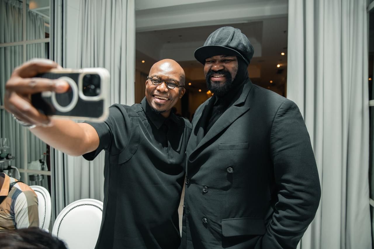 Monde Twala and Gregory Porter during his Durban Tour