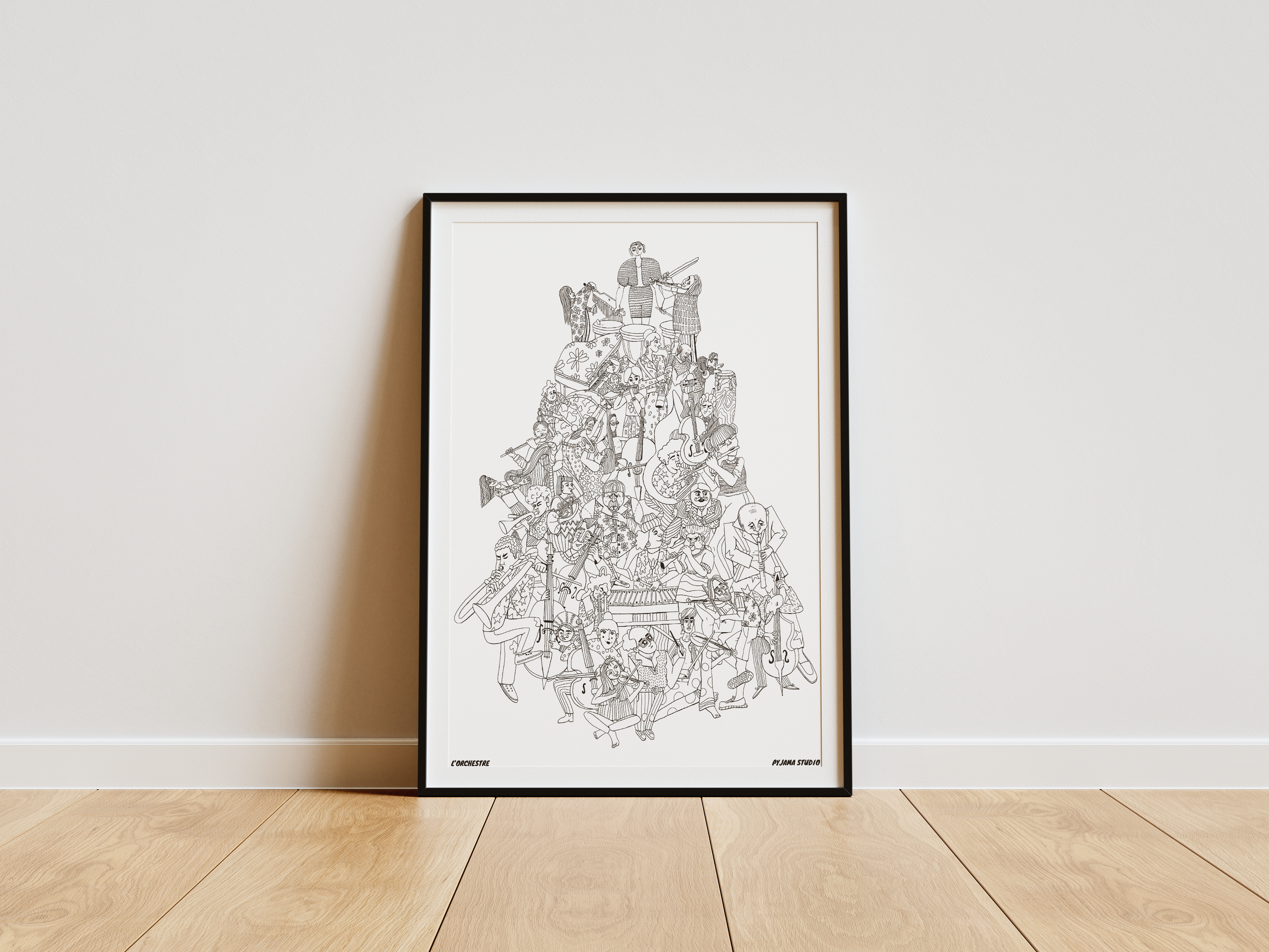 Poster à colorier - Orchestre A3