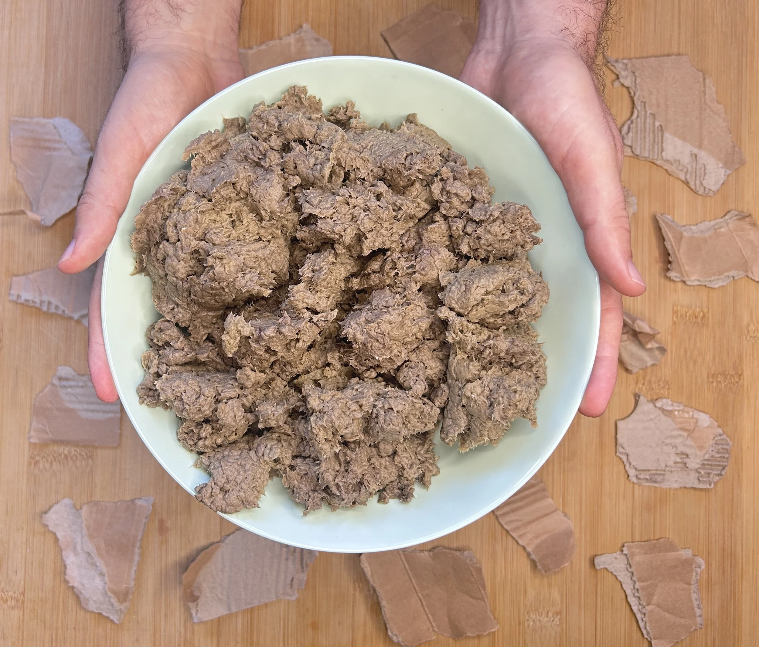 Papel maché natural