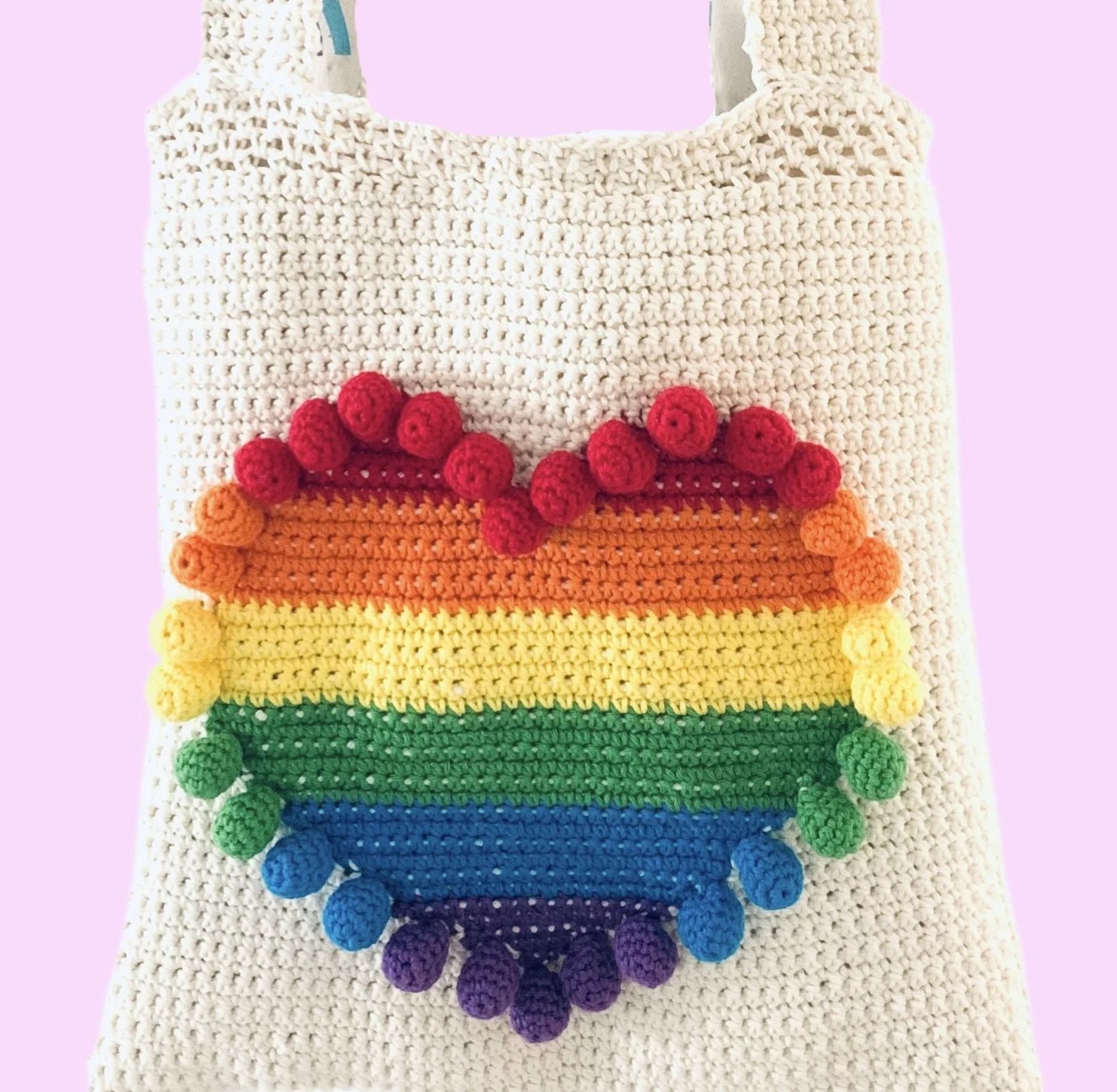 Rainbow Love Heart Bag