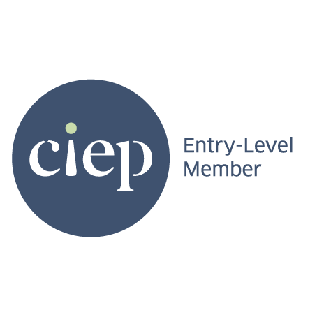 CIEP logo with text "Entry-Level Member" on a black background.