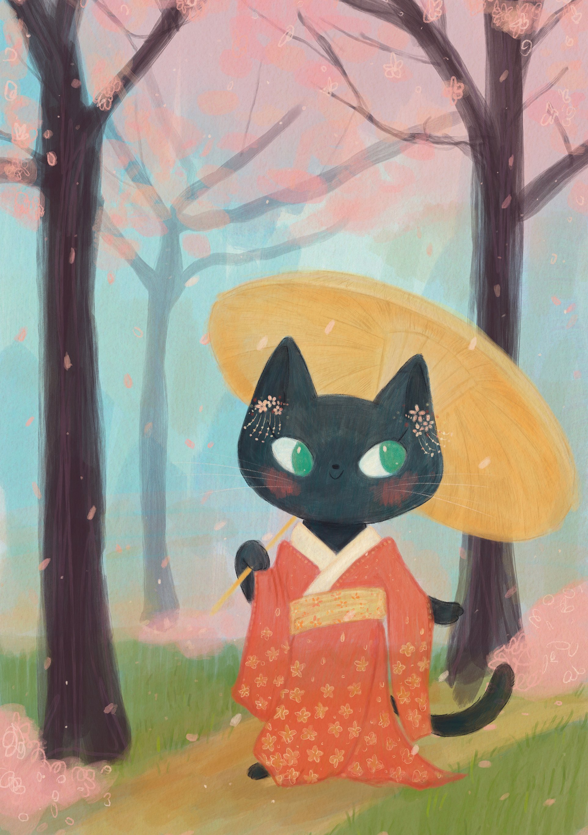 Primavera tra i ciliegi in fiore