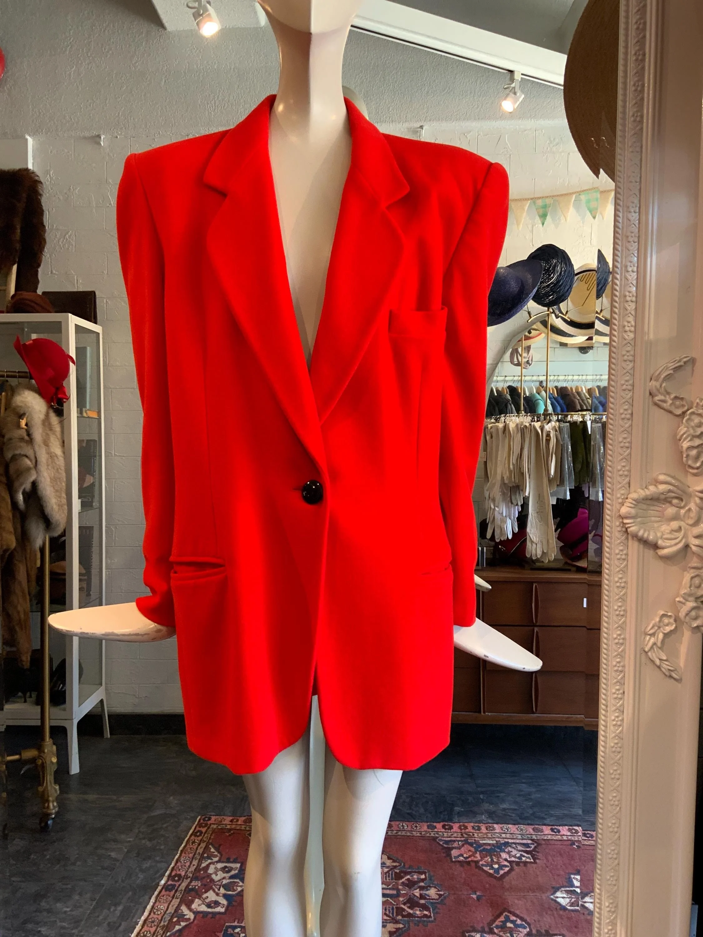 1980s ESCADA red blazer , jacket  | Medium