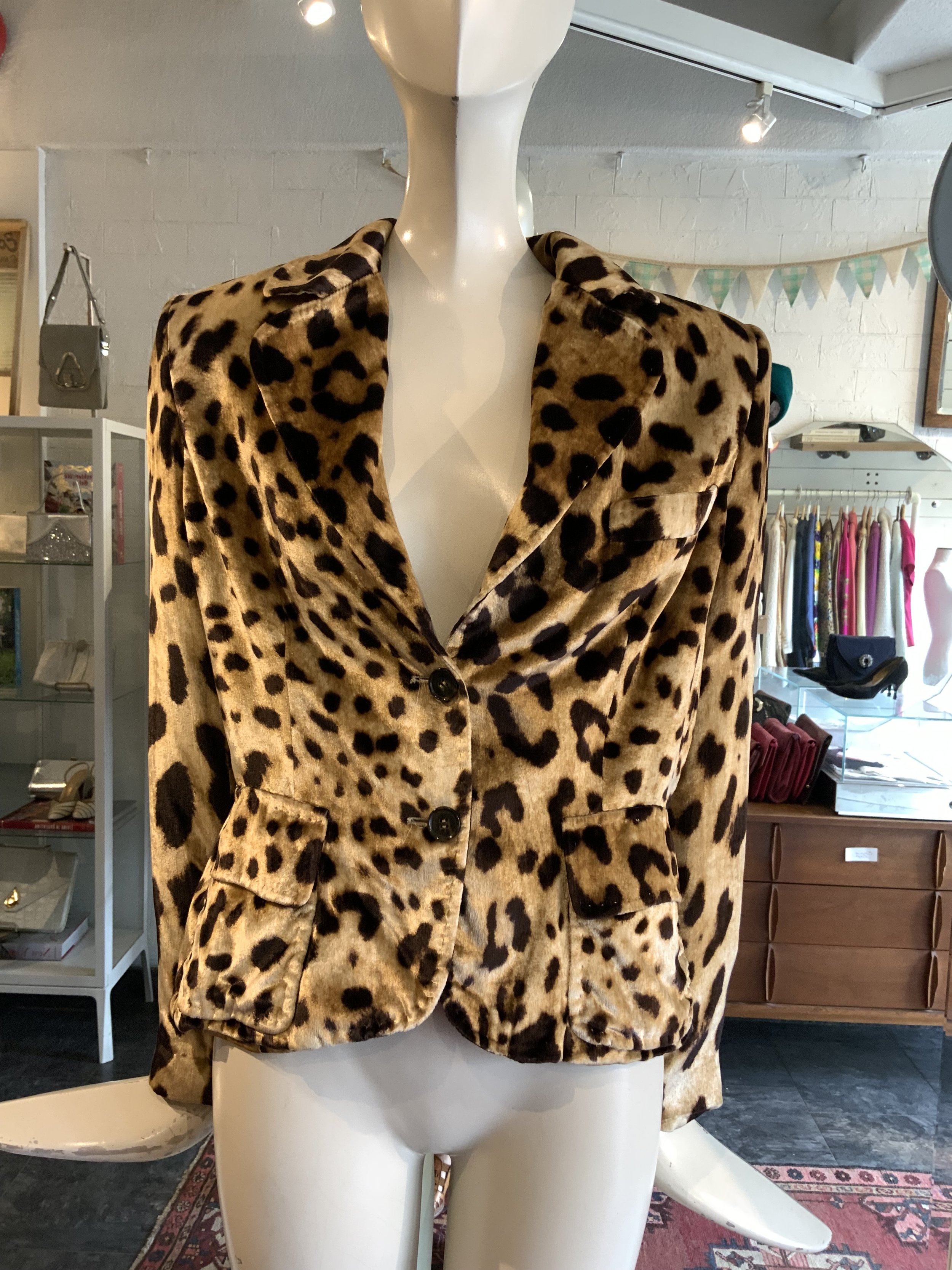 Dolce & Gabbana leopard print jacket   | Size 2-4