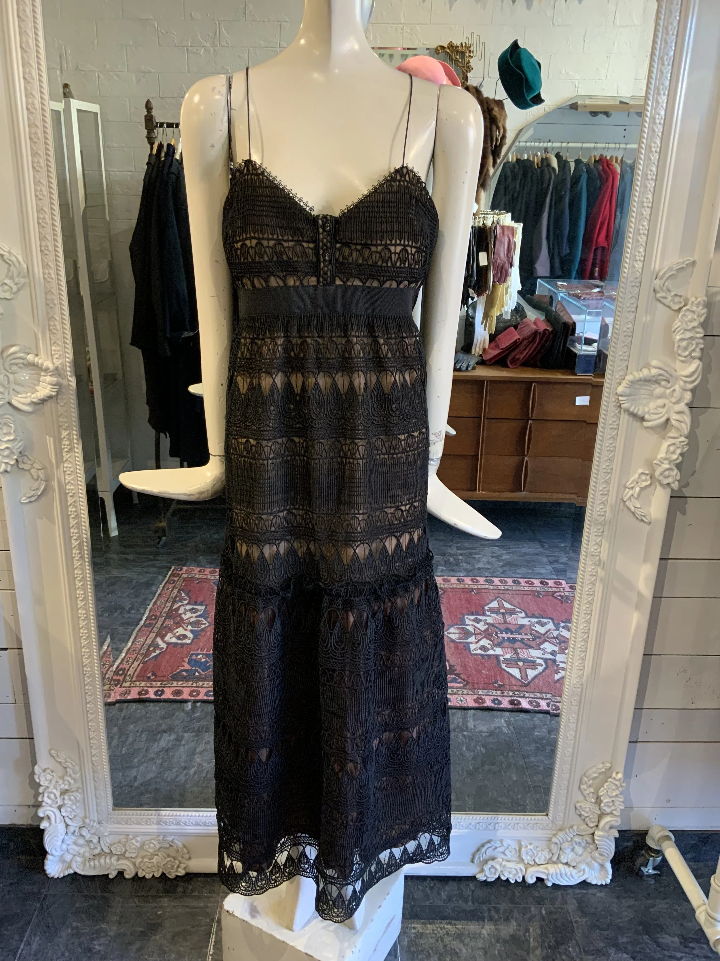 Self Portrait Guipure Lace Dress | Size 10