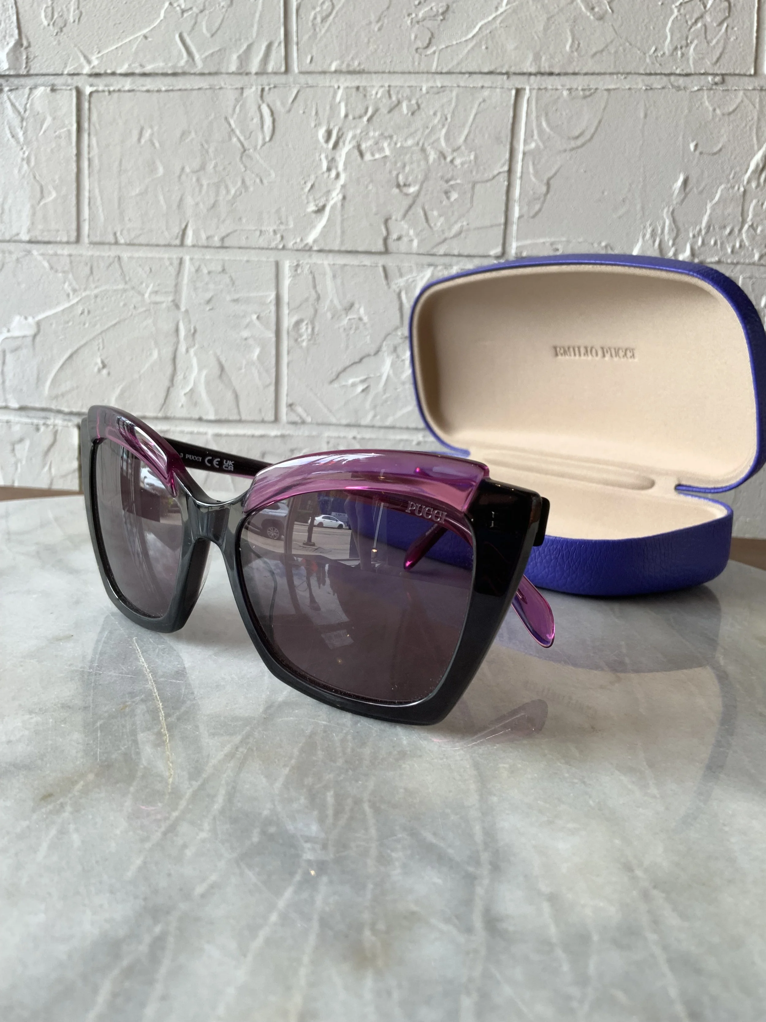 Emilio Pucci purple sunglasses