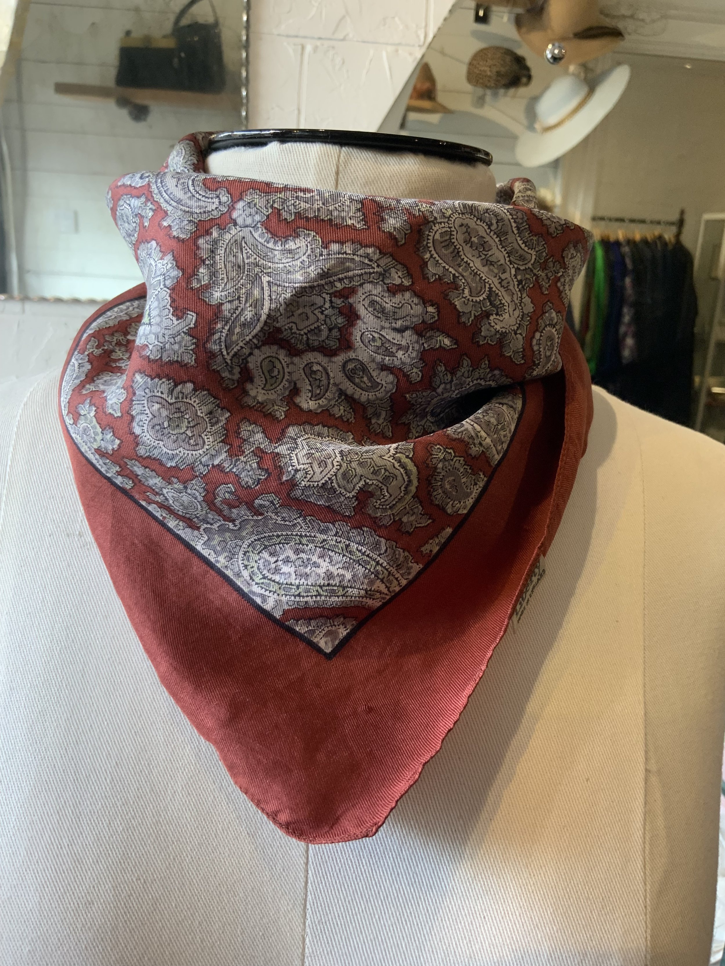 Liberty Paisley Silk Scarf