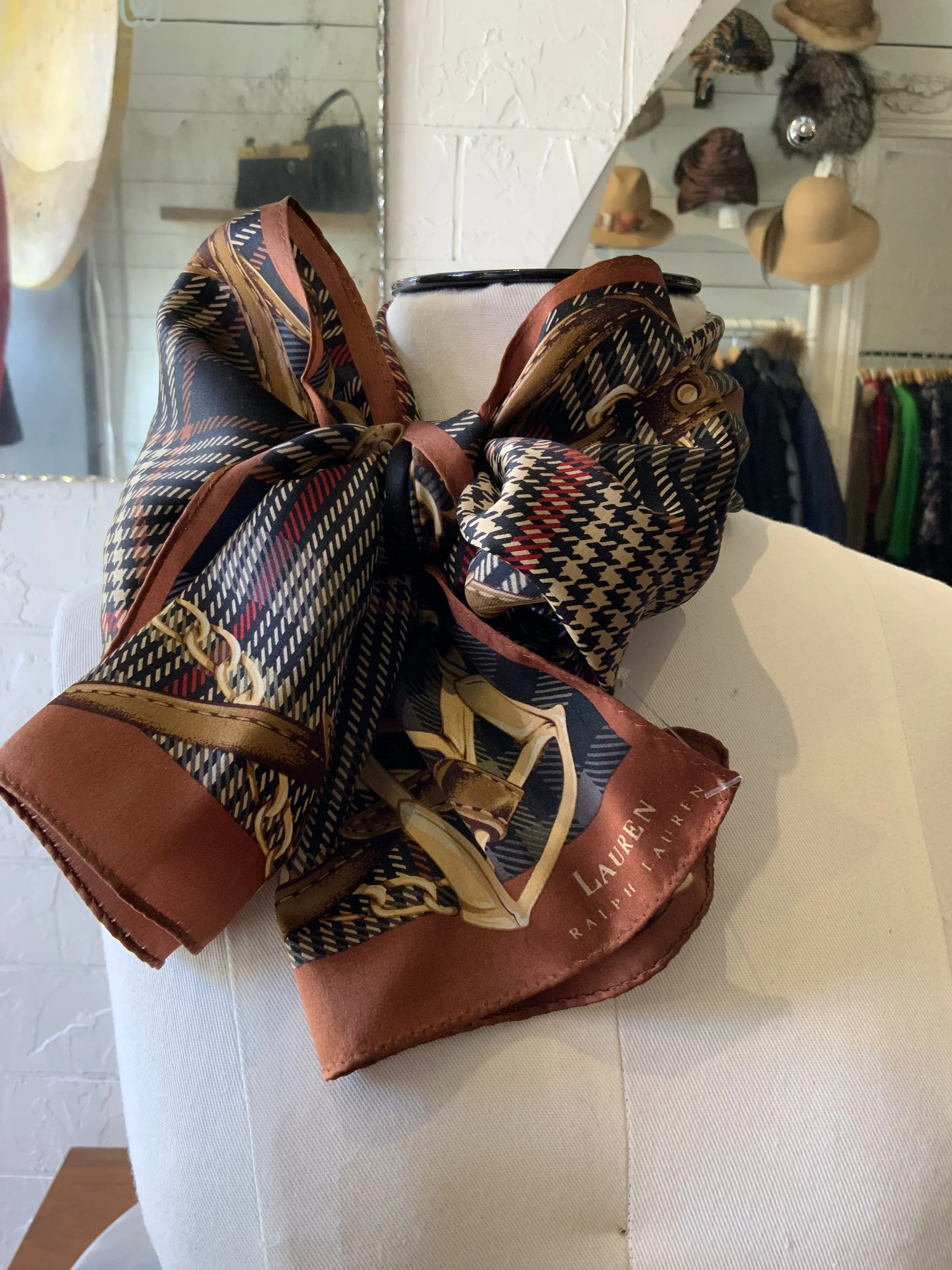 Ralph Lauren Equestrian Silk Scarf