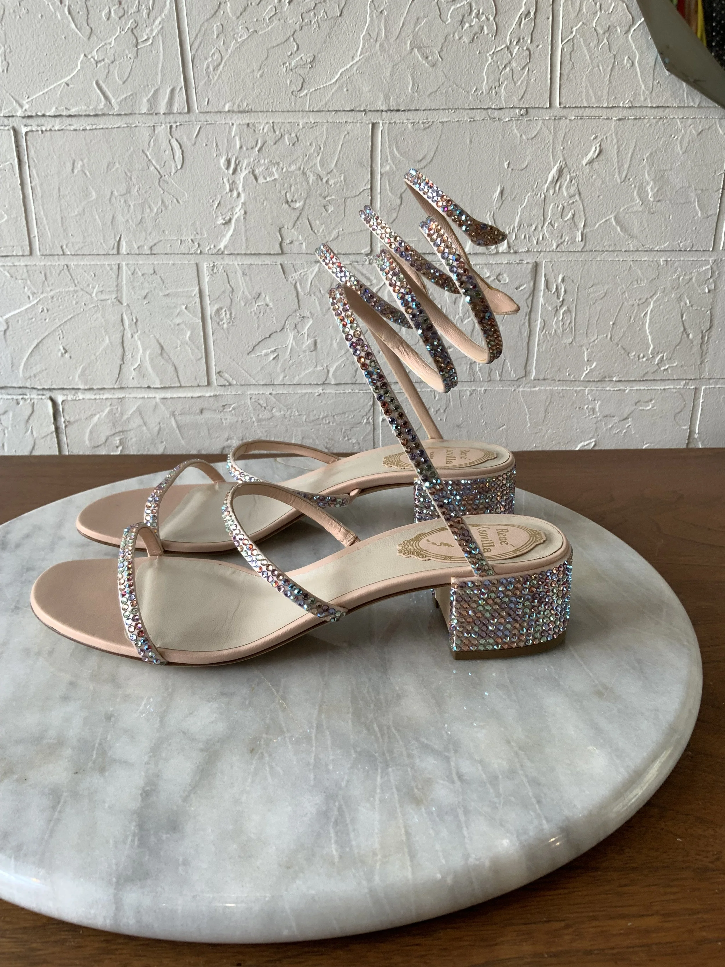 Rene Caovilla Cleo Wrap Heels  | Size 37
