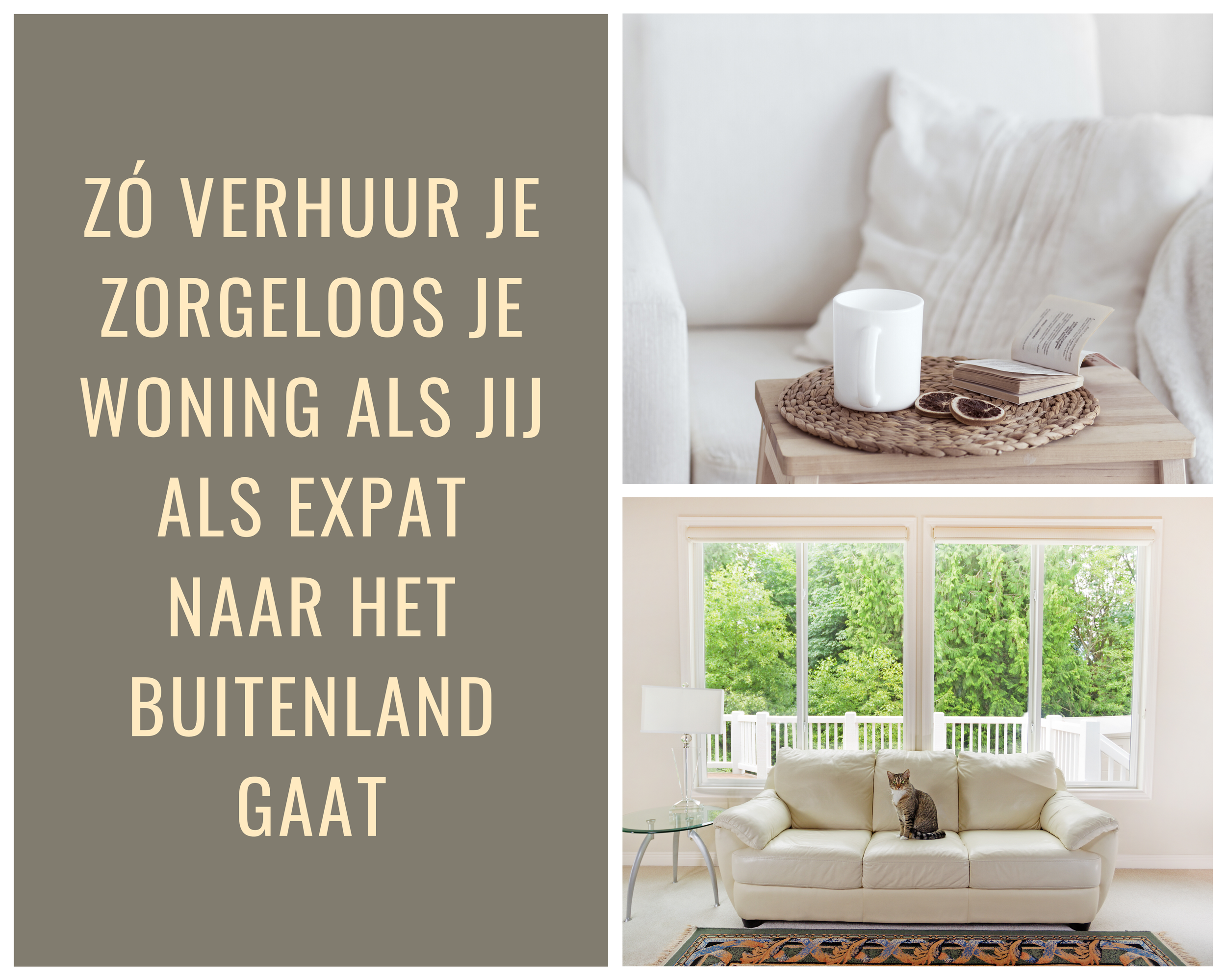 Woning tijdelijk verhuren tijdens verblijf in het buitenland