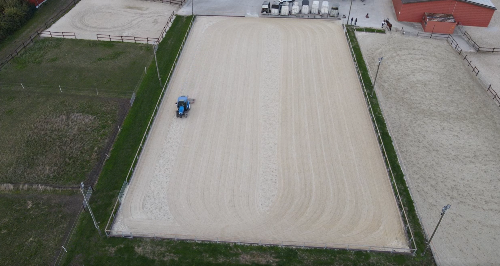 Reitplatz Bahnplaner Sand