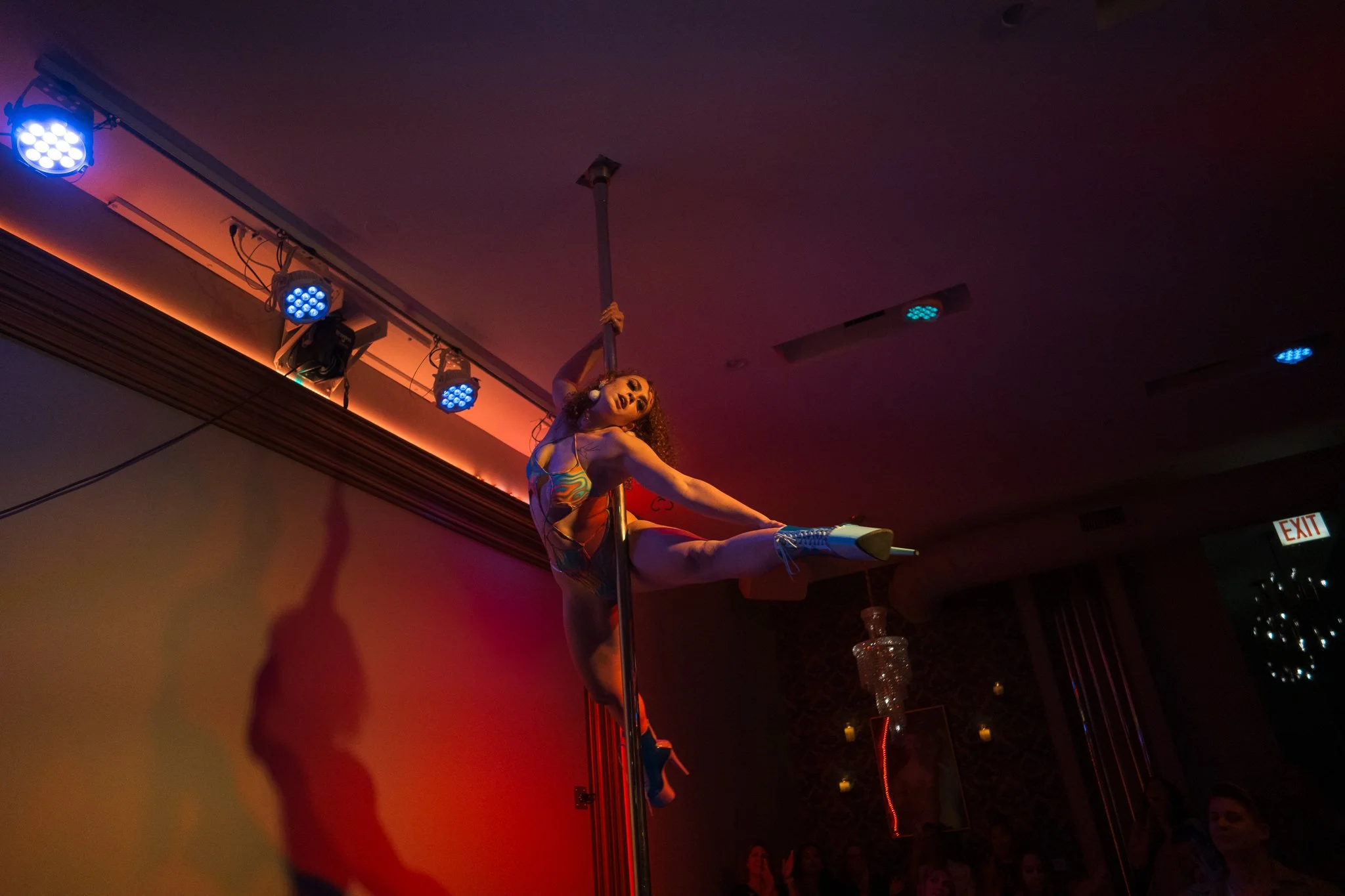 Birdee pole dance instructor at Pole Icons in Chicago