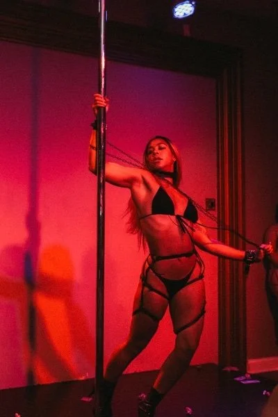 Misa pole dance instructor at Pole Icons in Chicago