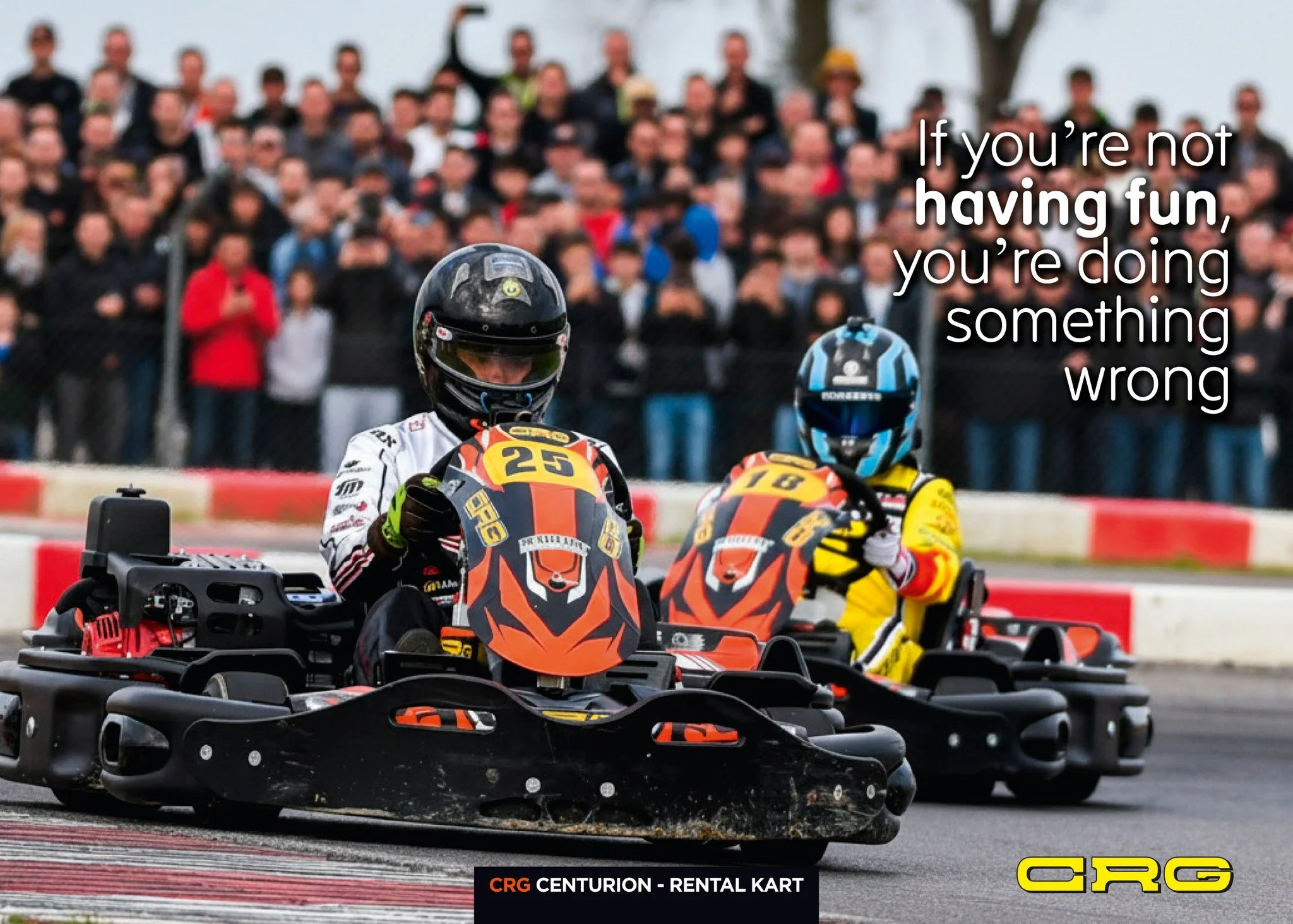 Time to get back in shape after the winter break 💪

Time to get back on track 🏁

Rental Karting is a great idea, and if you&rsquo;re used to associating the CRG brand with international karting, you&rsquo;ll find the same technology and exclusive d