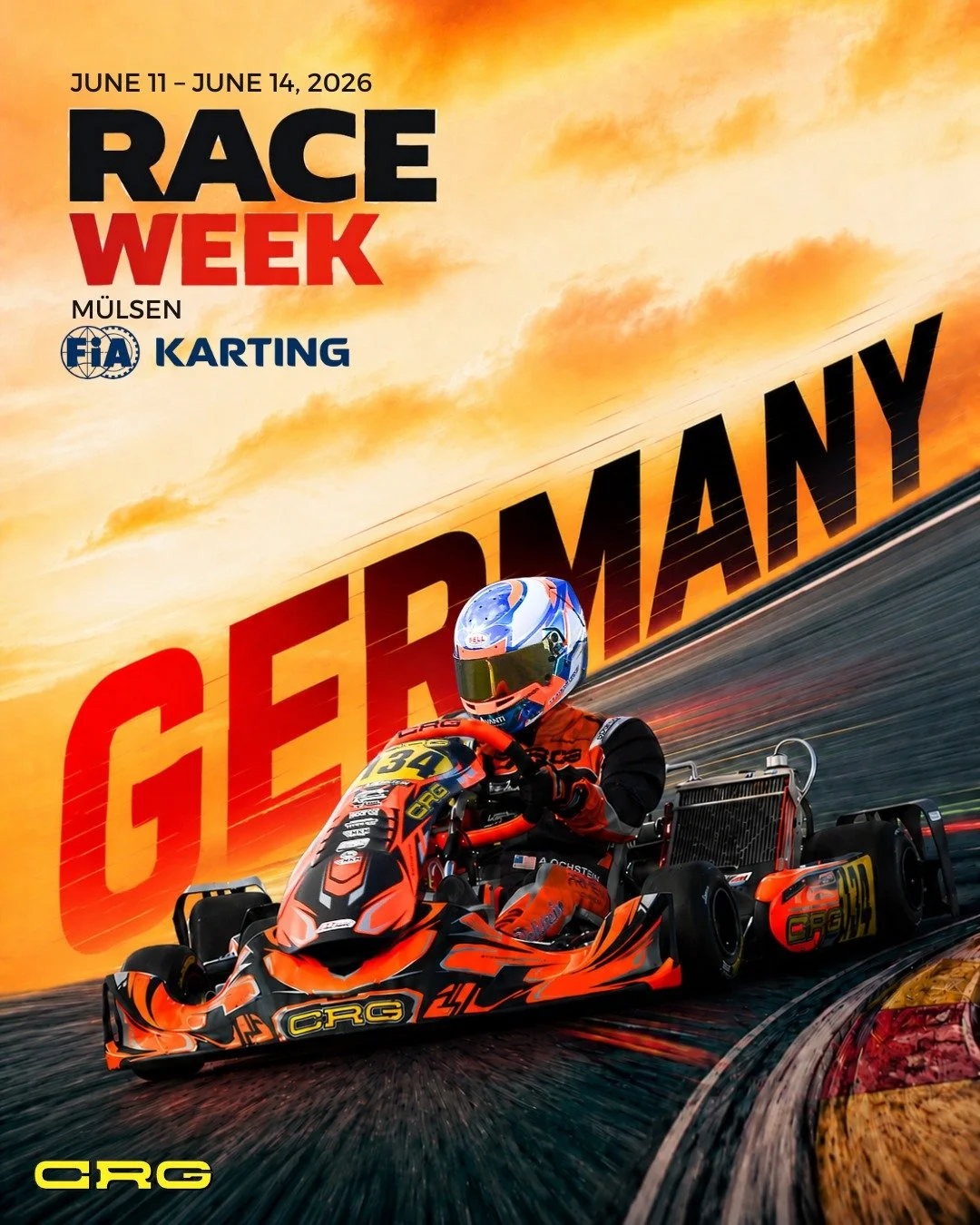 M&uuml;lsen hosts Round 3 of the FIA European Championship, with the OK and OKJ categories back on track for another crucial weekend of racing.

📌 Read the article on the official website to learn more

#CRG #FIAEuropeanChampionship #EuroKarting #M&