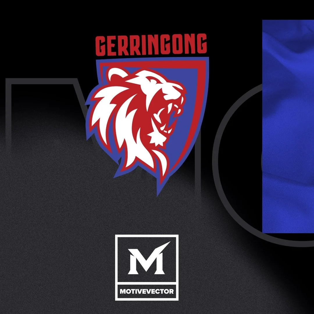 Gerringong Lions What If MotiveVector Designed Group 7 Team branding #sports #design #branding #rugbyleague #team