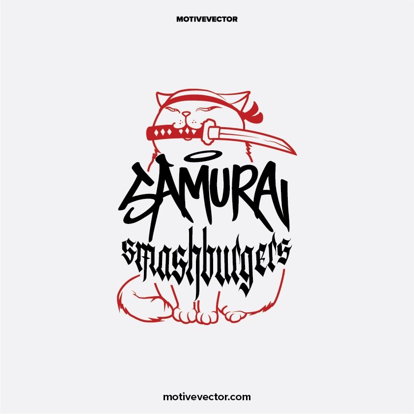 Samurai Smashburgers Branding #concept #branding #graphicdesign #logo