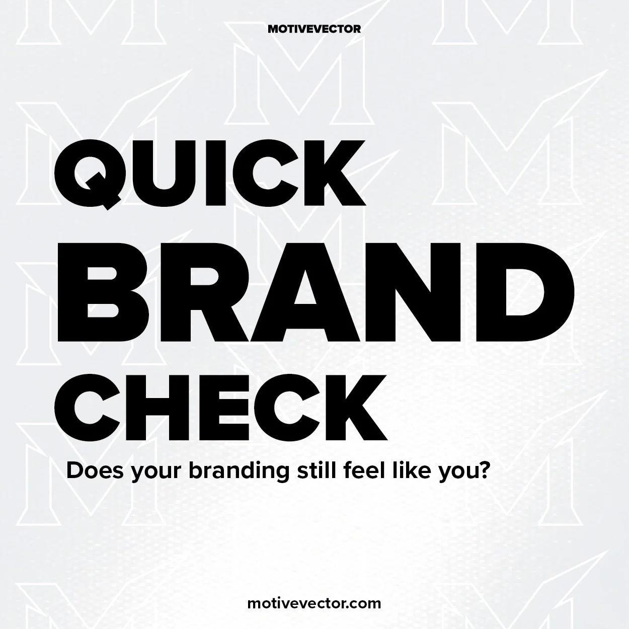 Your business has evolved. Your brand should too. #brandstrategy #businessgrowth #brandidentitydesign #smallbusnessbranding #motivevector