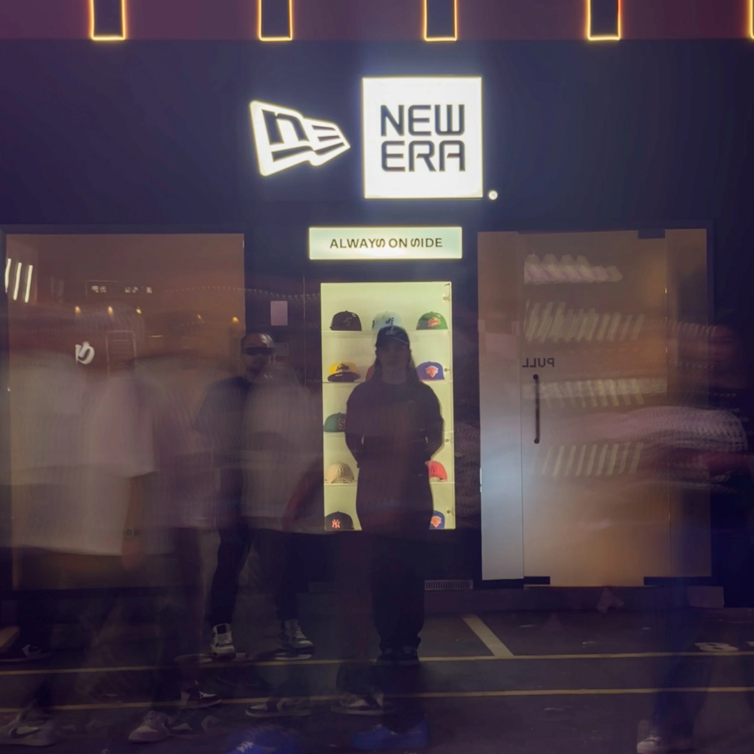 New Era Activation at BRED 2024 with a cap vending machine Dubai