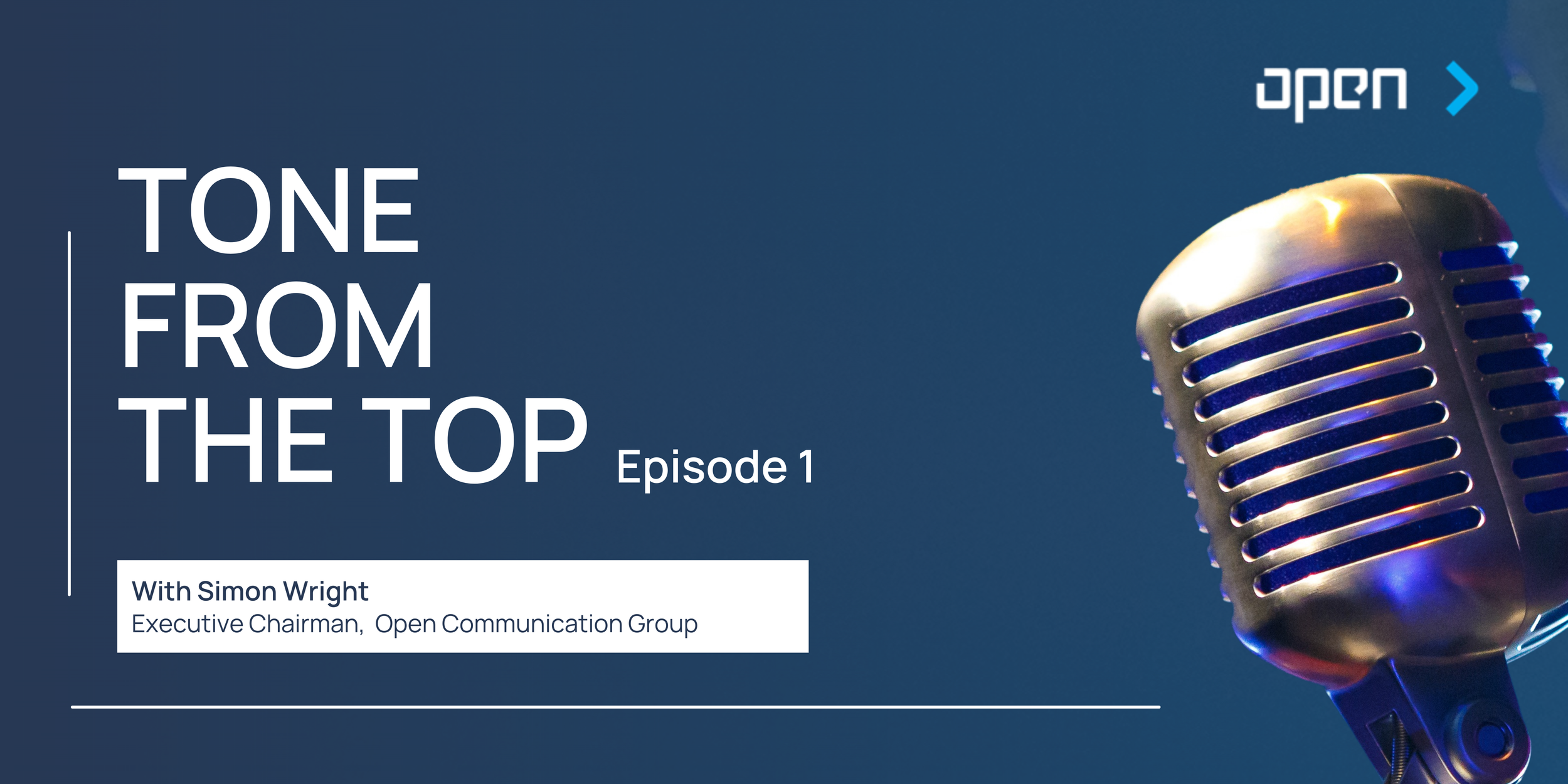 Tone from the Top · Episode 1