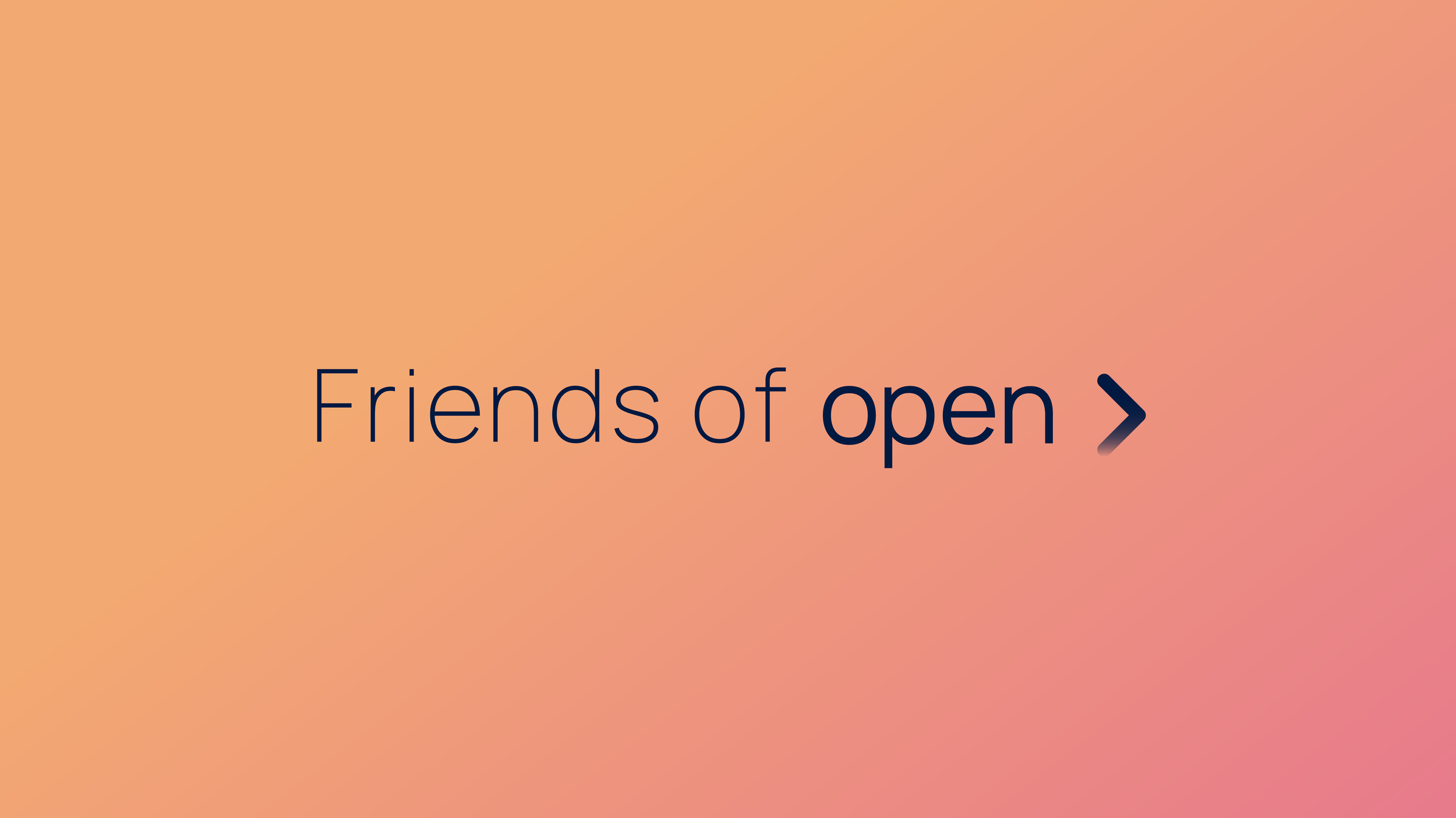 Friends of Open - Crafting Corporate Events