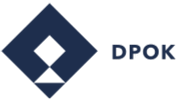 Geometric logo and "DPOK" text