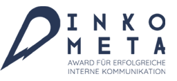 INKOMETA logo with text "Award for erfolgreiche interne Kommunikation"