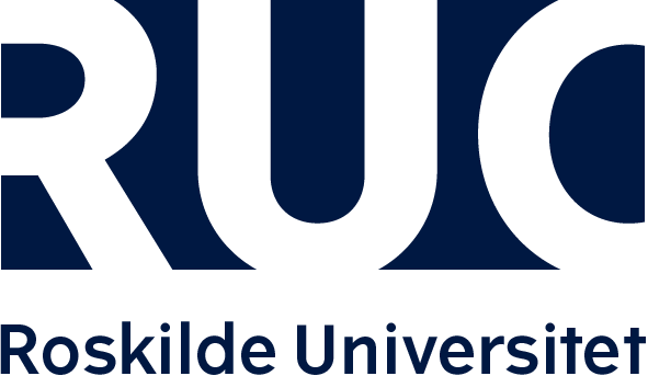 Logo of Roskilde Universitet (RUC) with large "RUC" text above smaller "Roskilde Universitet" text.