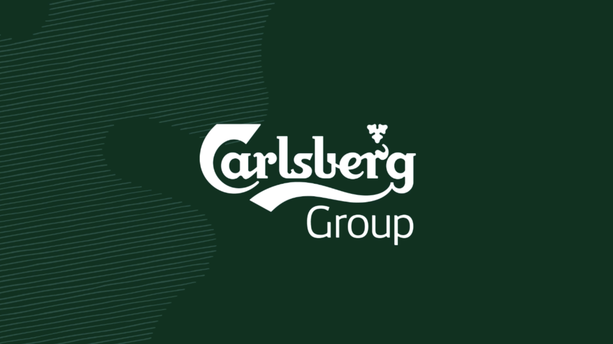 Carlsberg Group logo on a green background