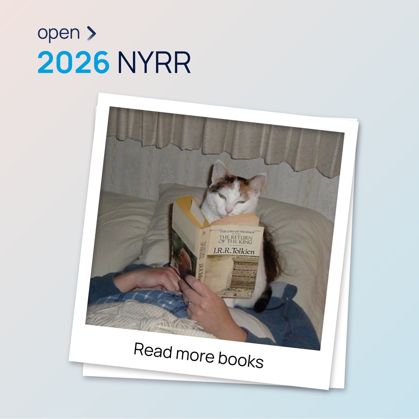 New week, new NYRR.
This time, one of our colleagues is swapping screen time for page time - less scrolling, more reading 📚
What&rsquo;s one resolution you&rsquo;re actually bringing with you into this year? 👀✨