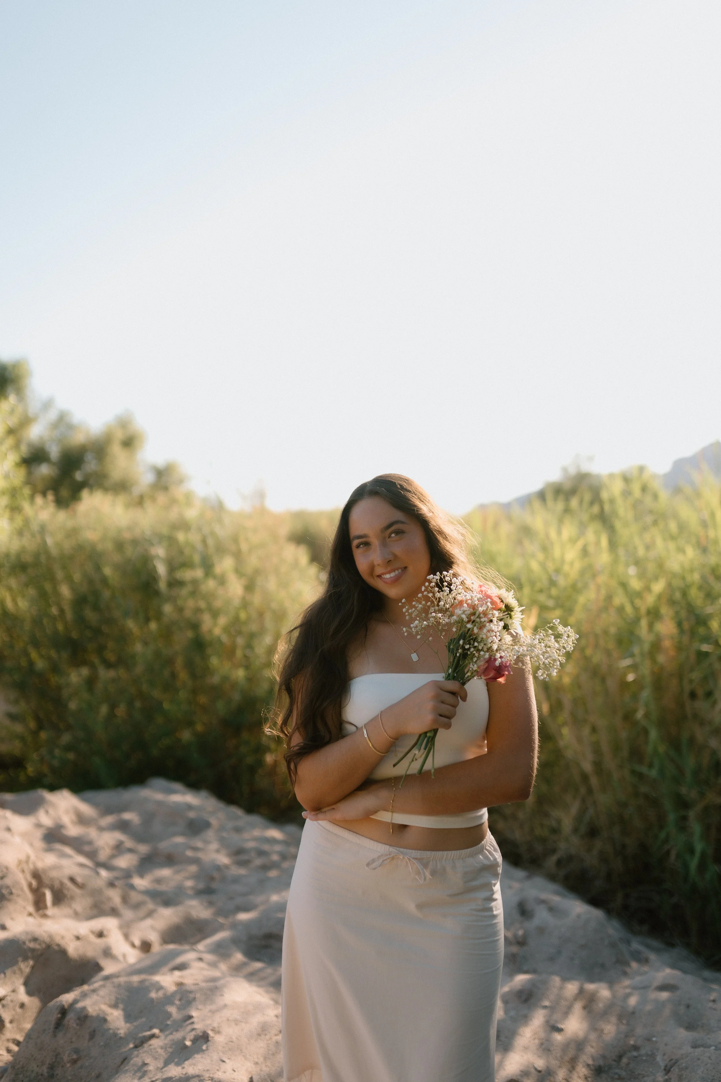 North Dakota Senior Photographer in Arizona in natural light photography 