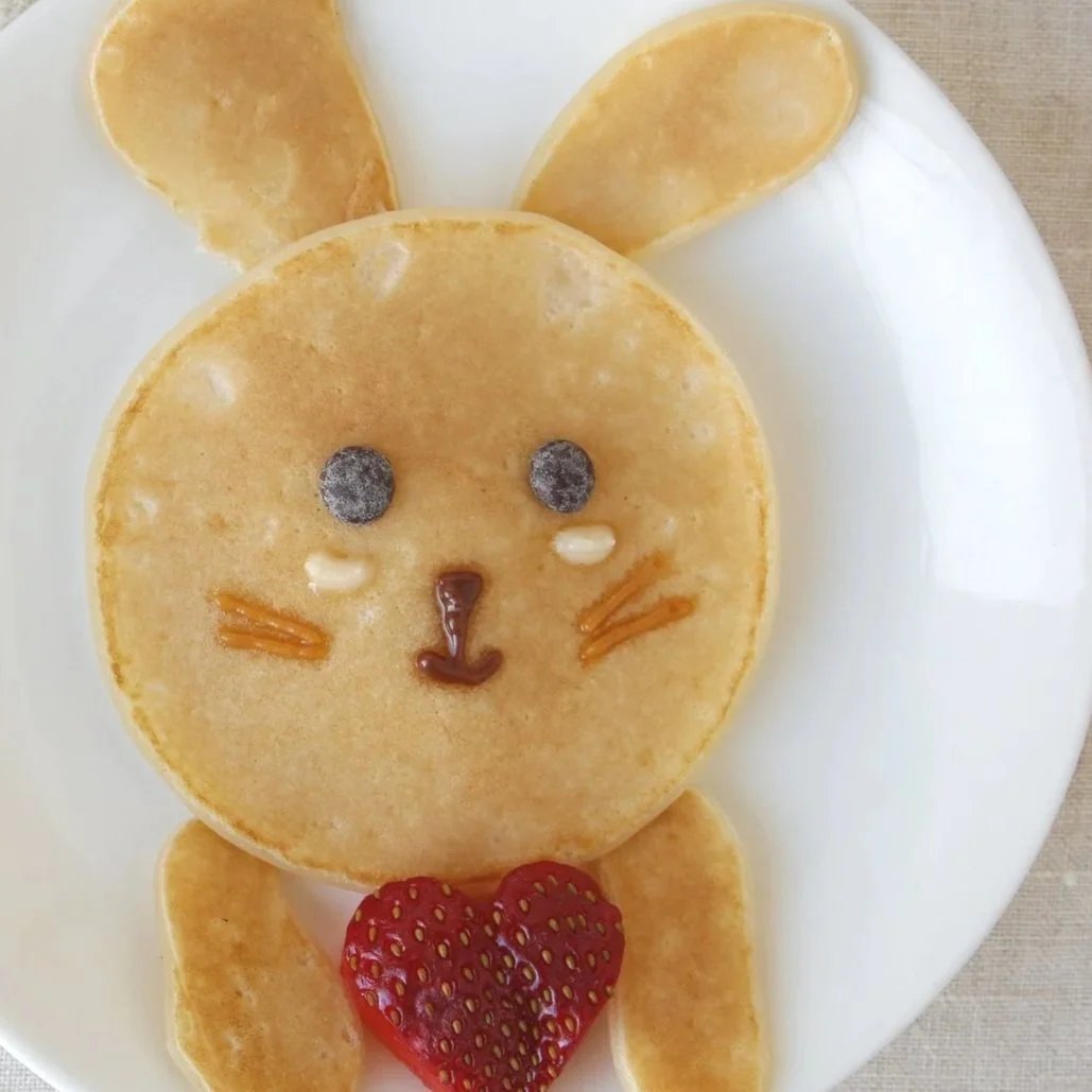 PANCAKE ART DE PAQUES
