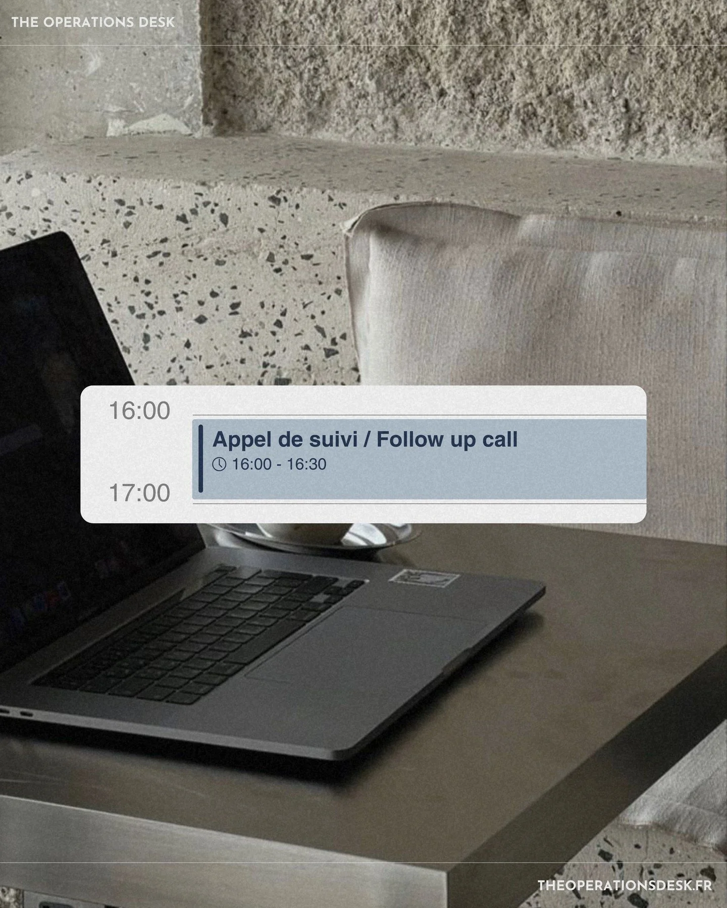 Une entreprise ne se structure pas uniquement avec des process et des outils. Il se construit aussi dans la r&eacute;gularit&eacute; des &eacute;changes, la clart&eacute; des suivis et la qualit&eacute; de la communication.

Les follow-up calls perme