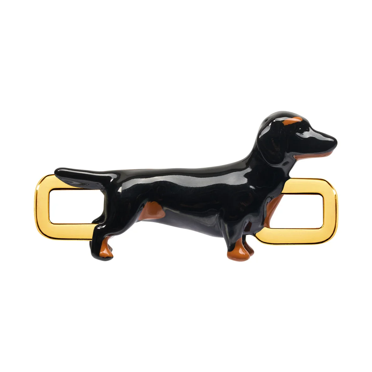 Poubel -Dachshund Charm (Gold)