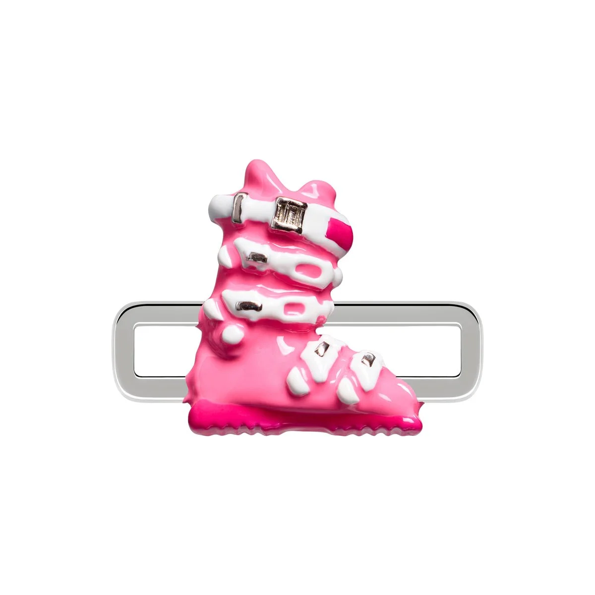 Poubel - Pink Ski Boot Charm