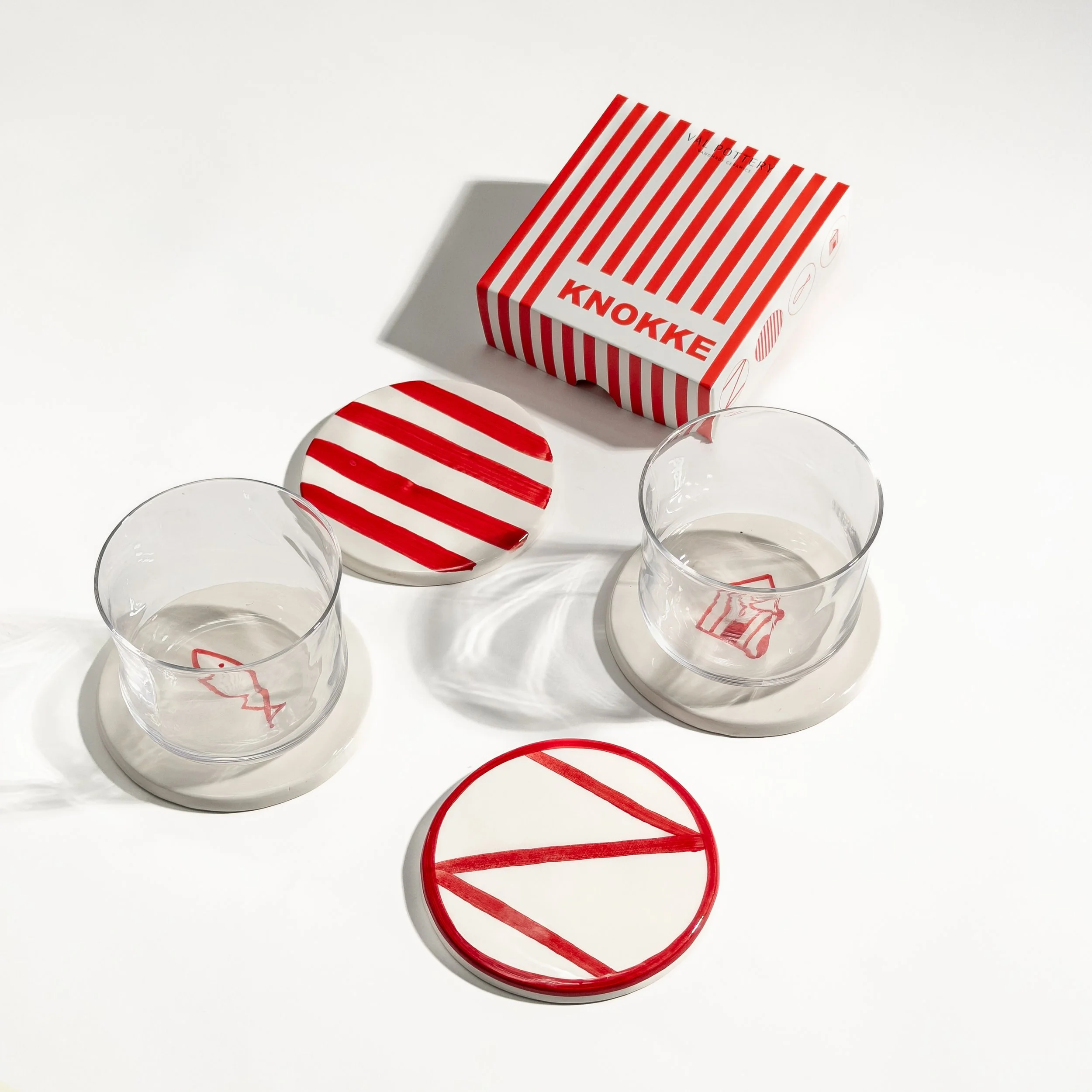 Val Pottery - Knokke Glass Plates