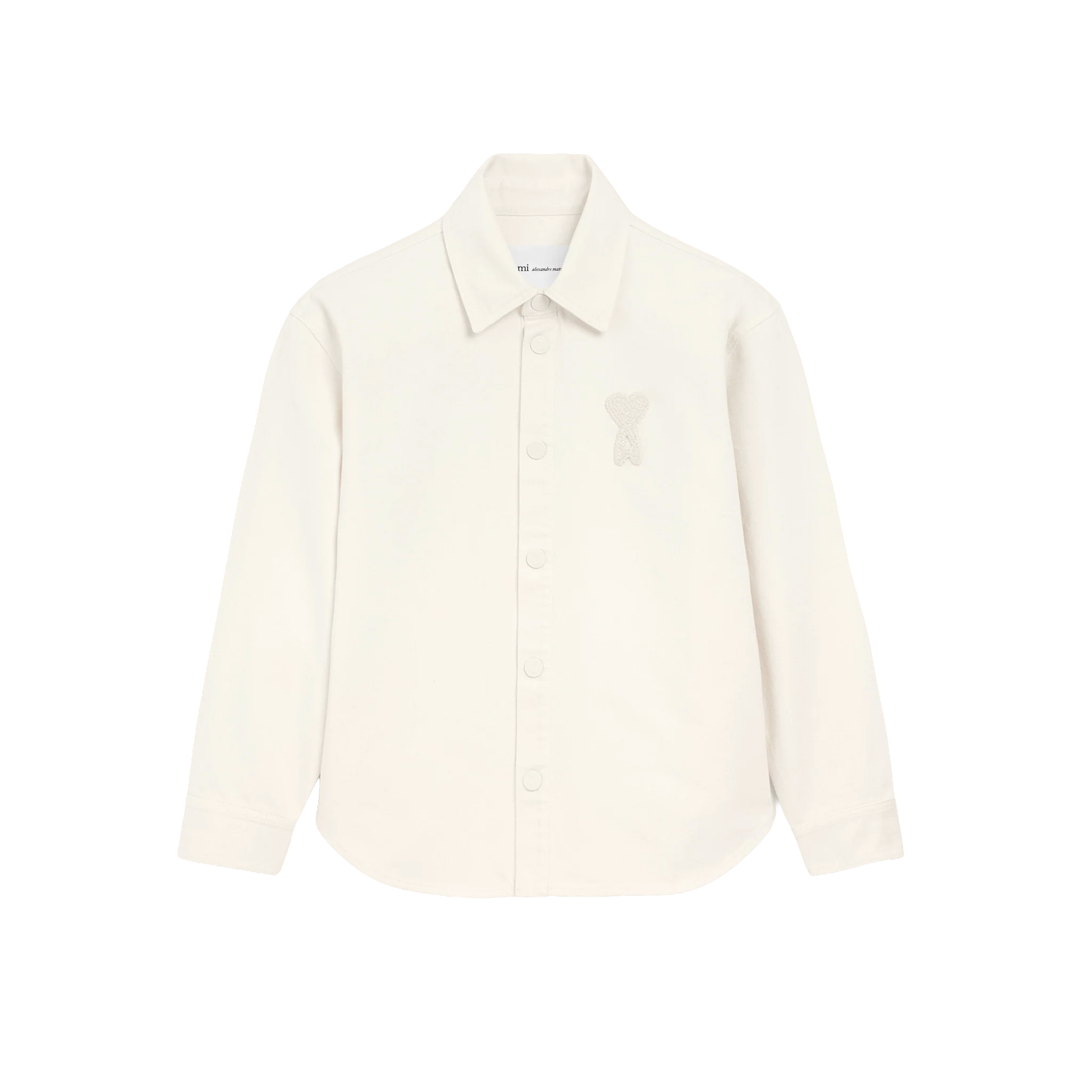 AMI PARIS - Overshirt in colored cotton twill.