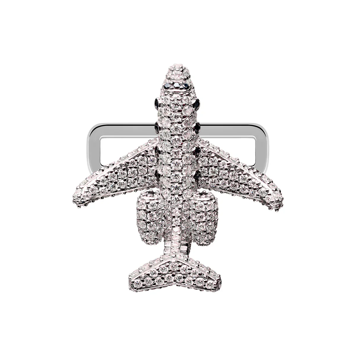 Poubel -Bombardier™️ Jet Stoneset Charm