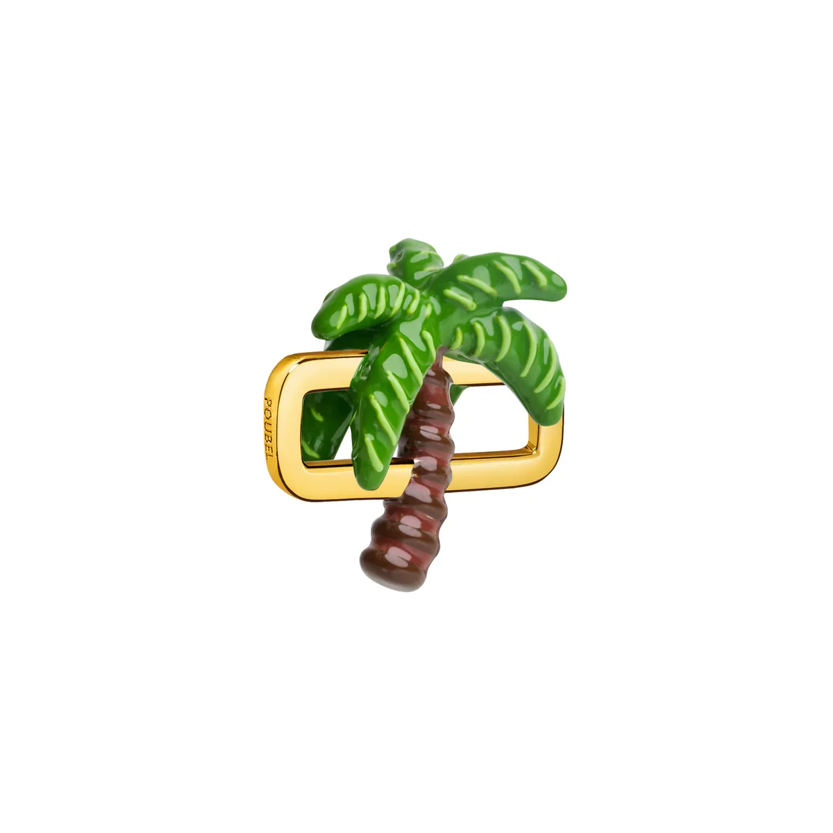 Poubel -Palm Tree Charm (Gold)