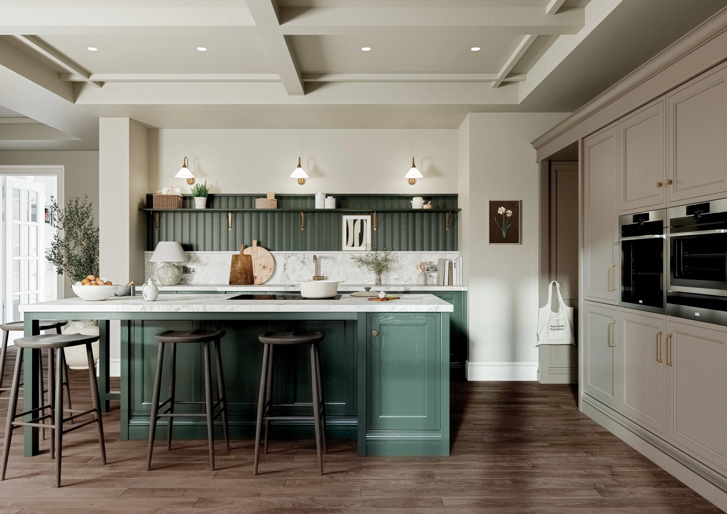 Mornington Beaded Vale - Copse Green and Fawn 02.jpg