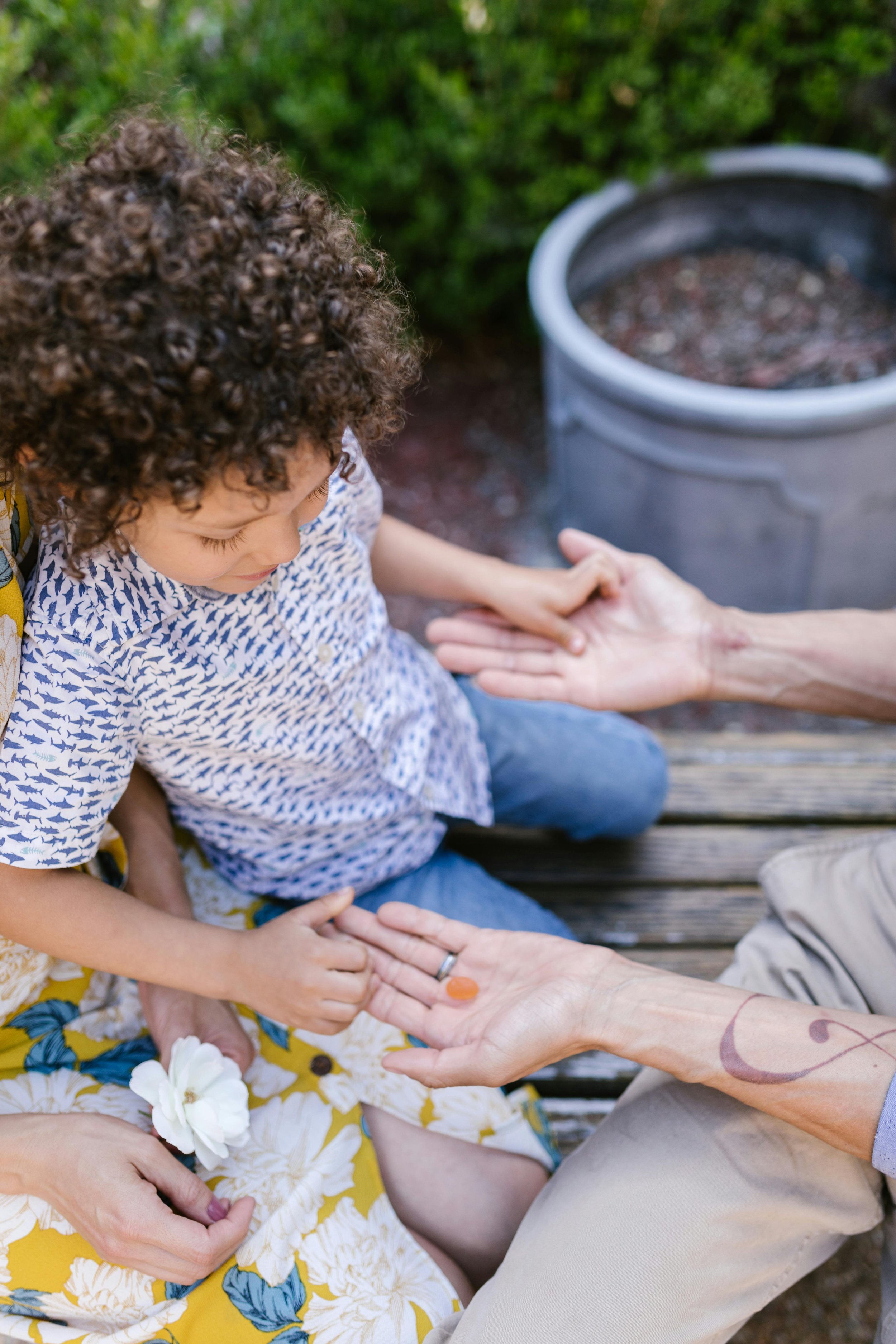 How can EMDR help overwhelmed parents become more grounded and present?</span>