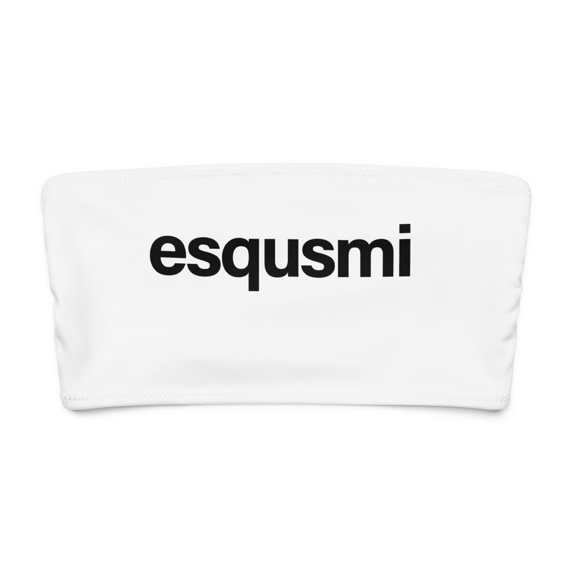 esqusmi bandeau bikini top