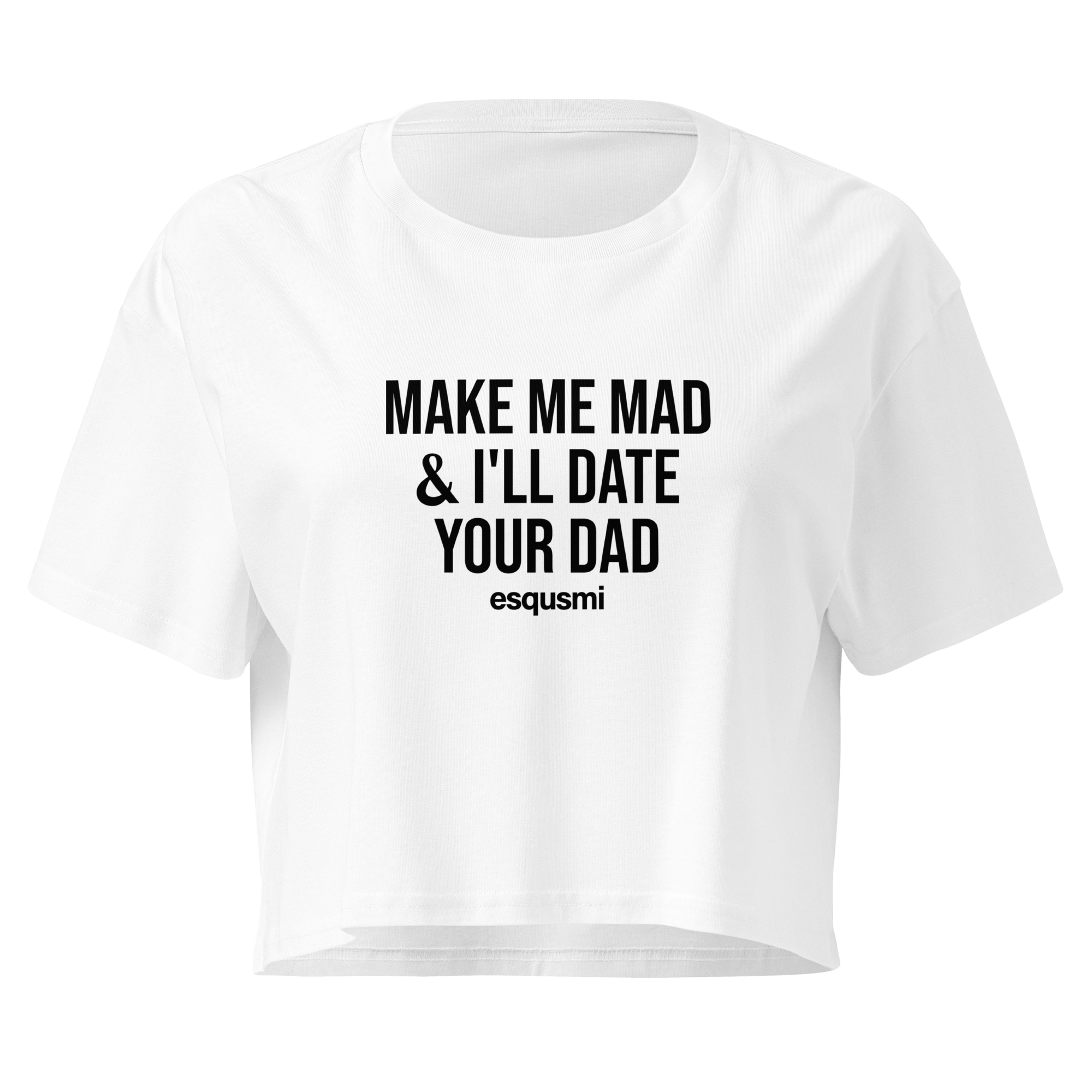 date your dad - Women’s crop top