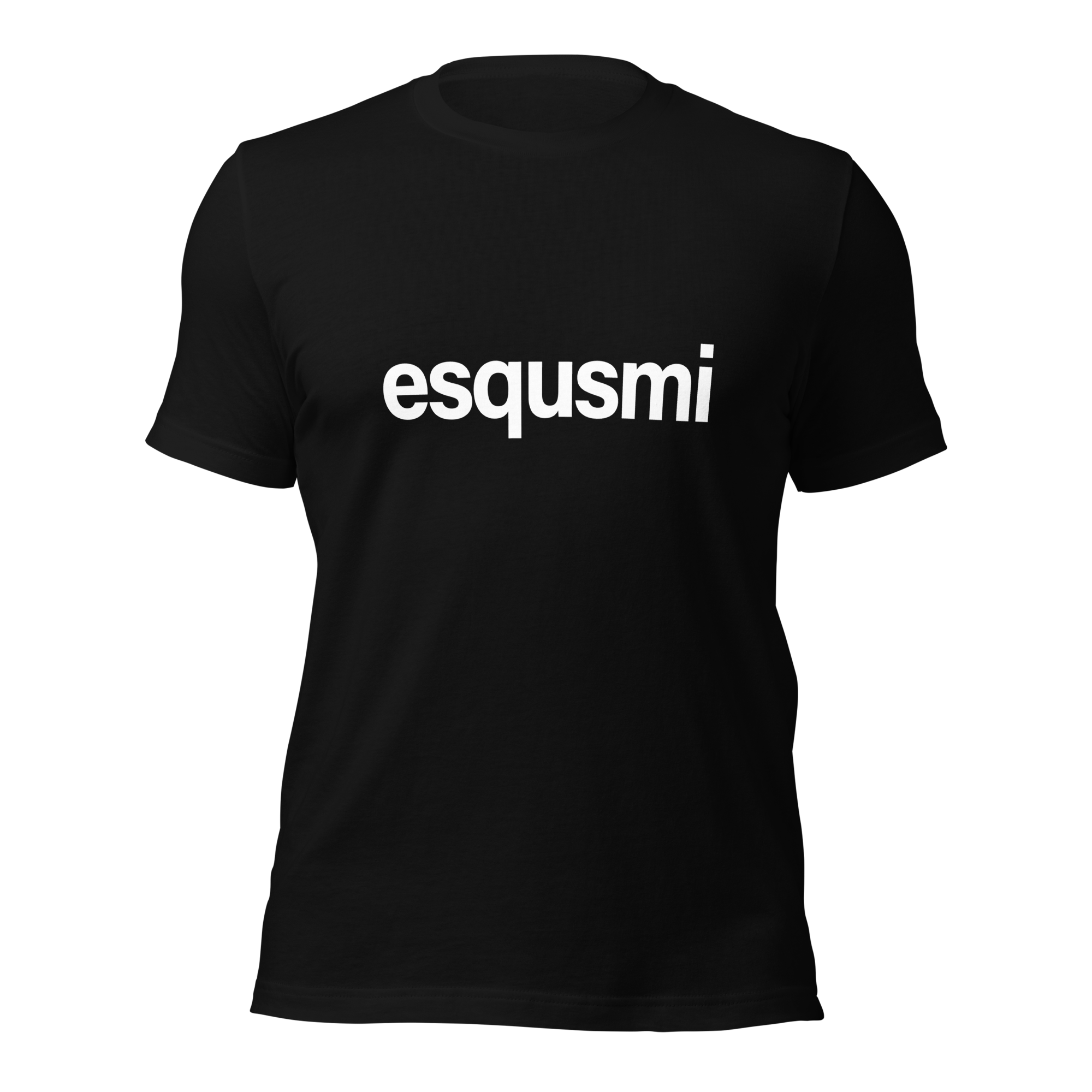 esqusmi Unisex t-shirt black edition