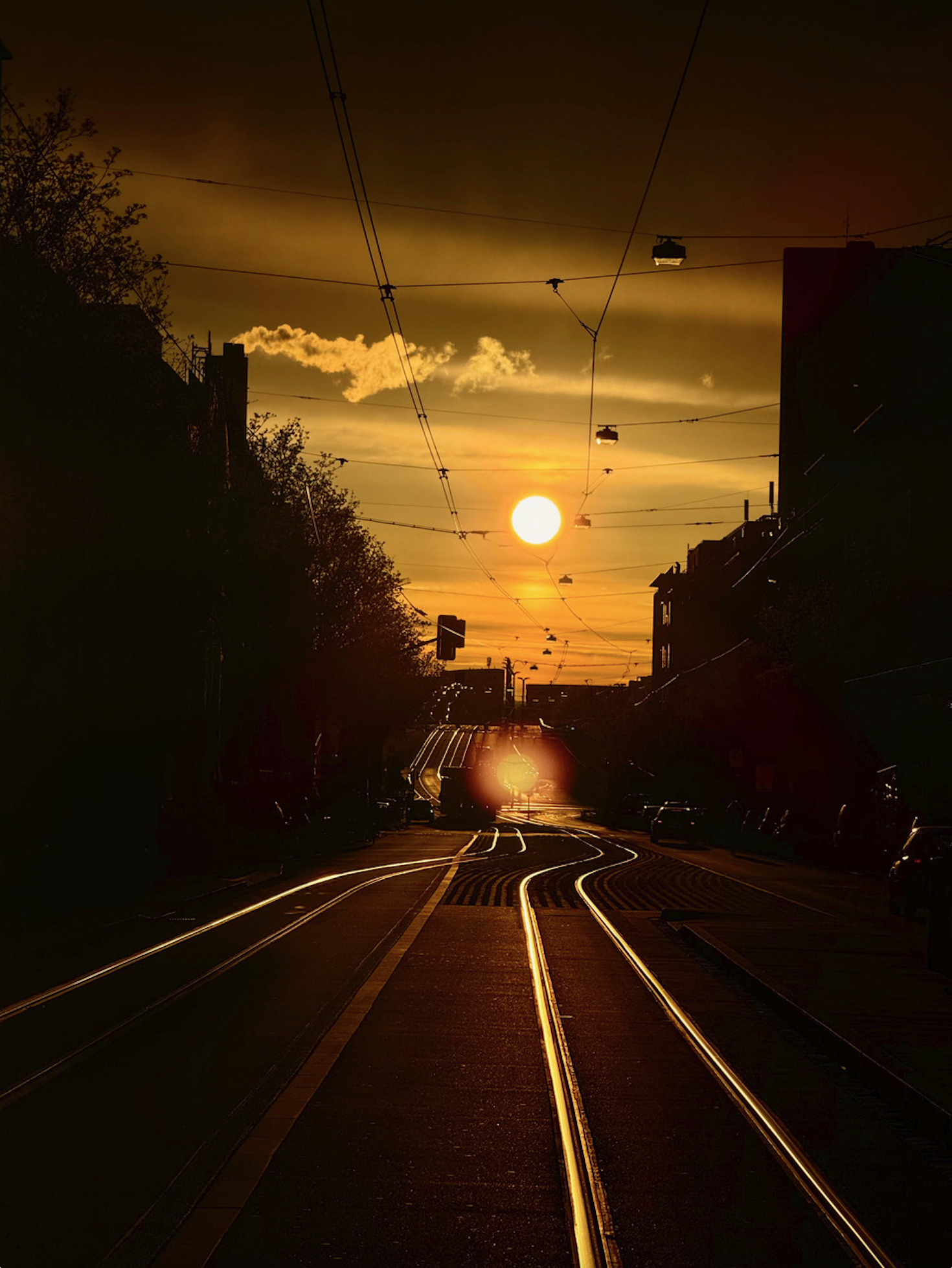 Sonnenuntergang / Basel, 2024