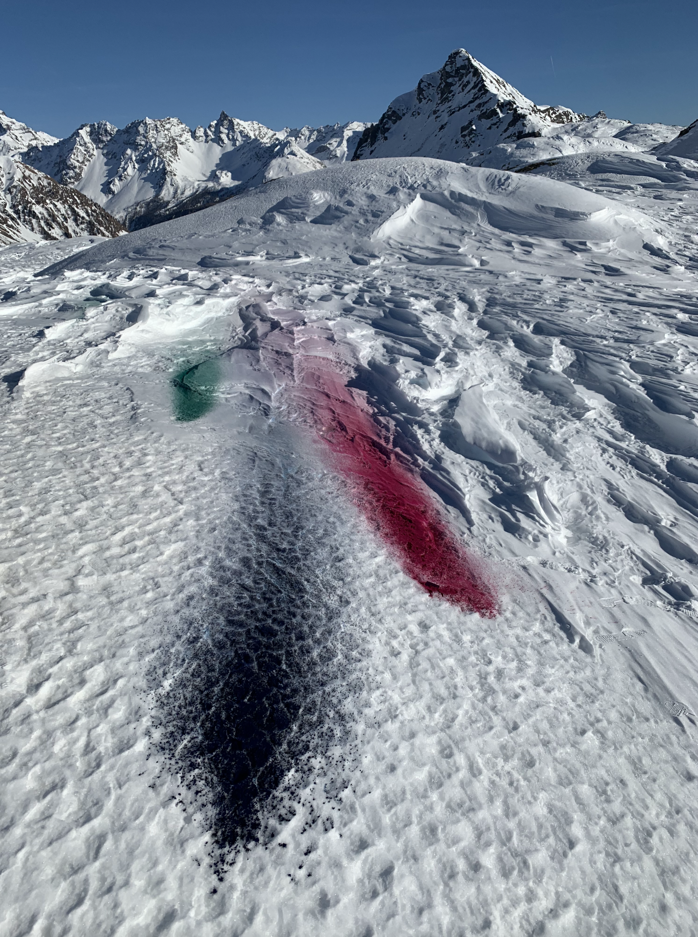 Pigment-Tests / St. Moritz, 2018