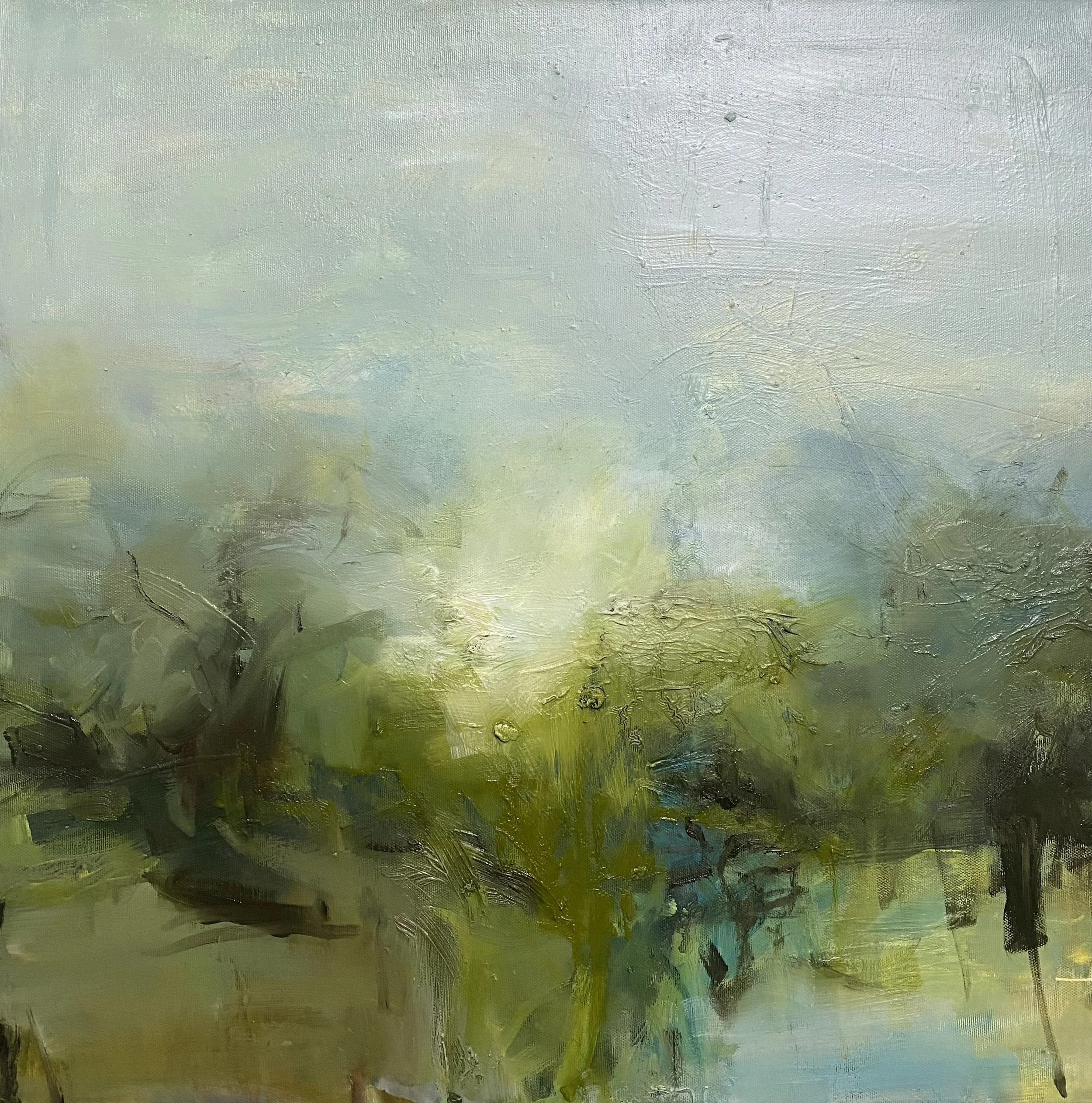 Full of promise, 2025, Oil on canvas, 60 x 60cm, £1,200